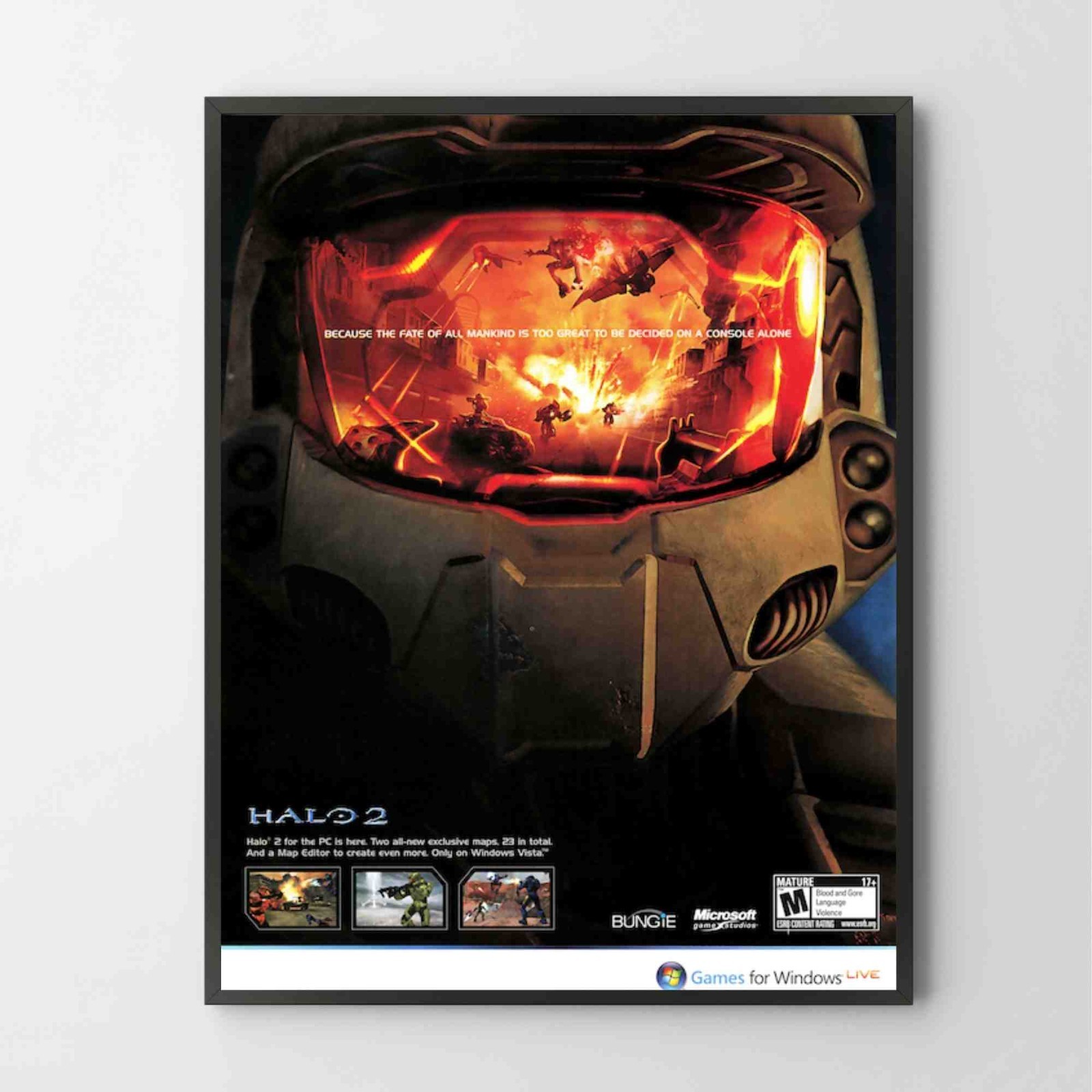 Poster Halo 2 Master Chief PC XBOX Glossy Premium Unframed Poster Print G6324