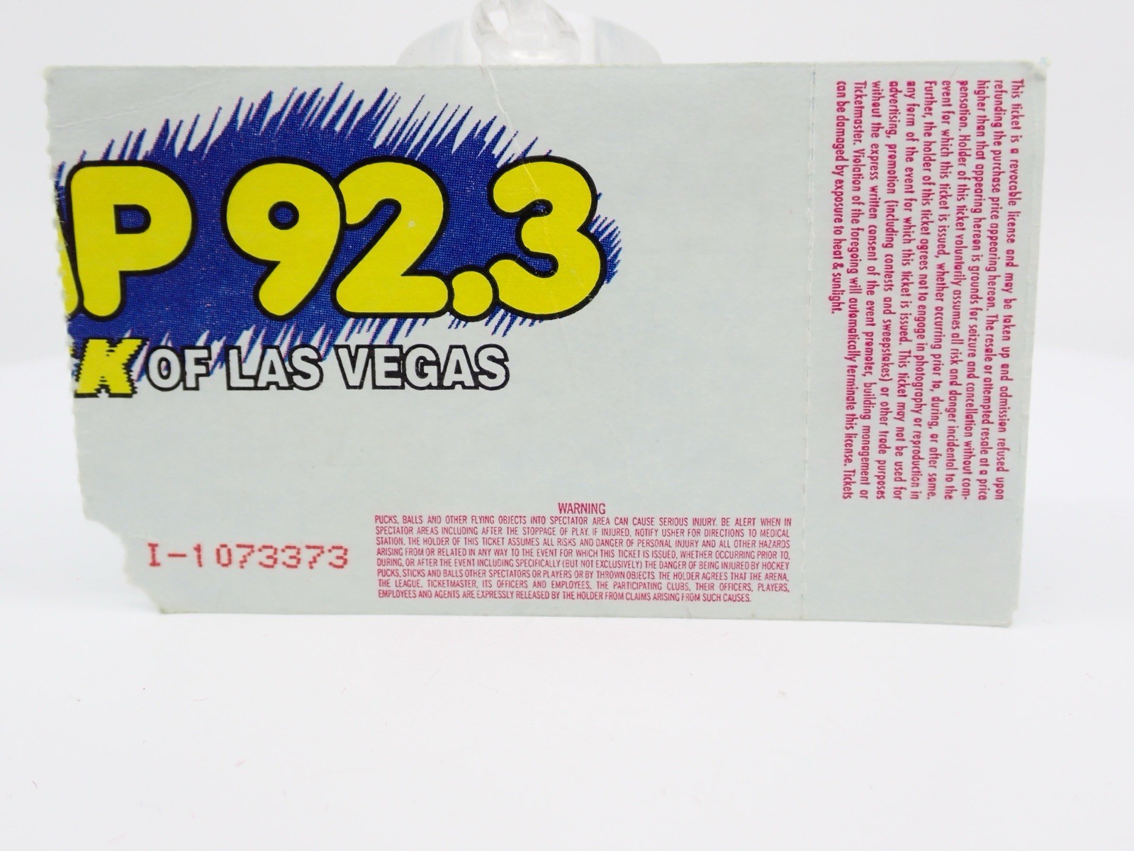 1997 Ticket Stub Counting Crows & Wallflowers Aladdin Theatre Las Vegas