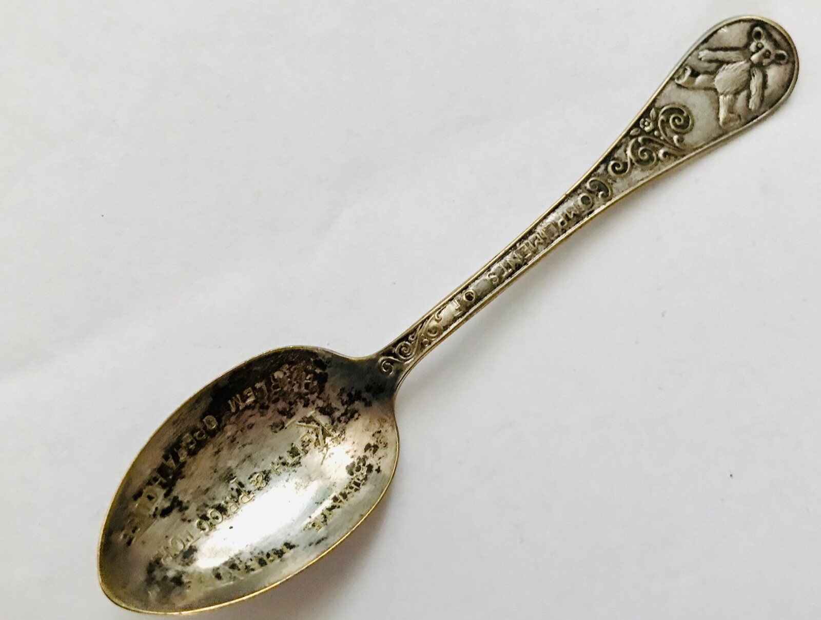 Early 1900s Harlem Opera House Keith & Proctor Complimentary Souvenir Spoon
