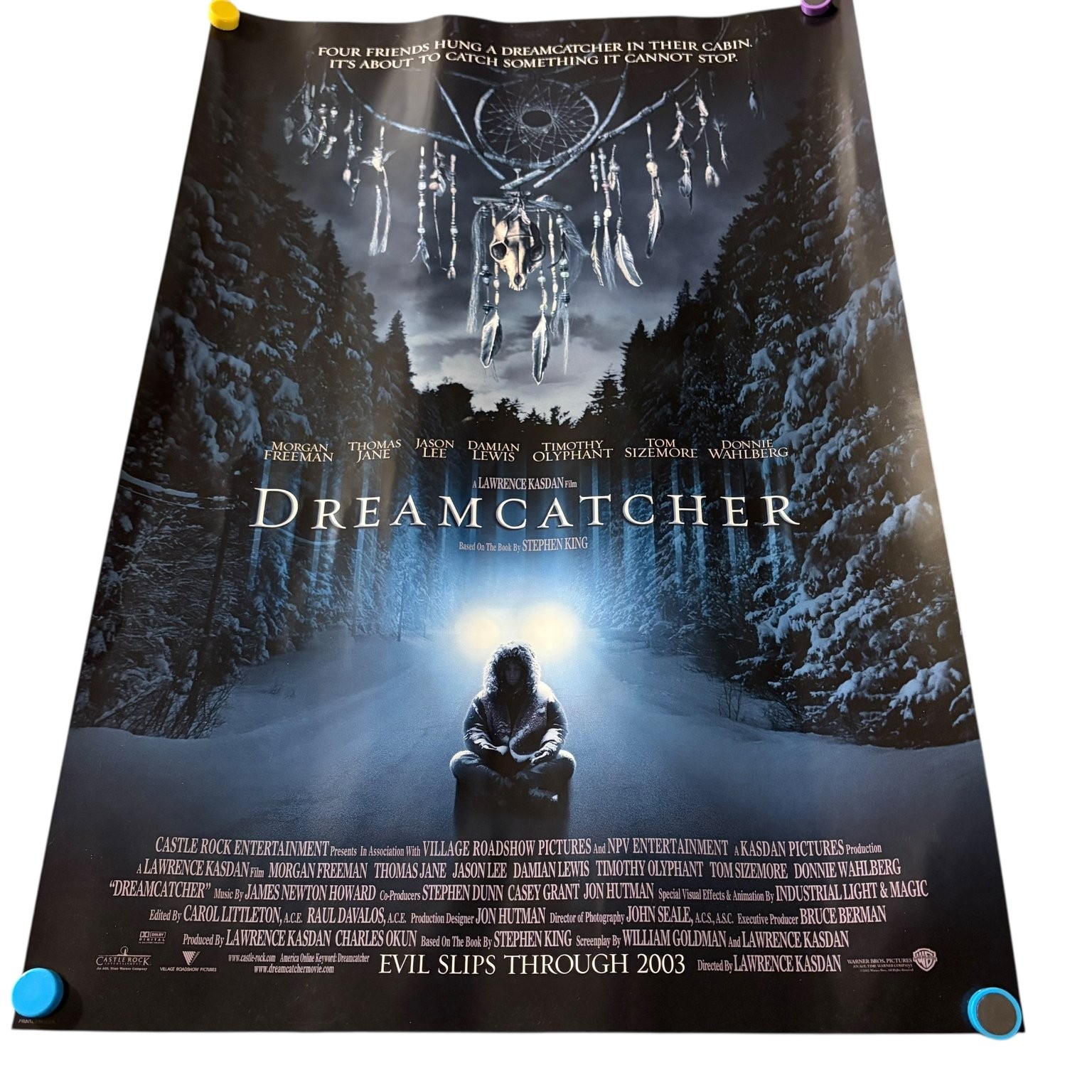 Vintage Dreamcatcher 2003 Promotional Movie Poster Stephen King Kasdan 25″x17″