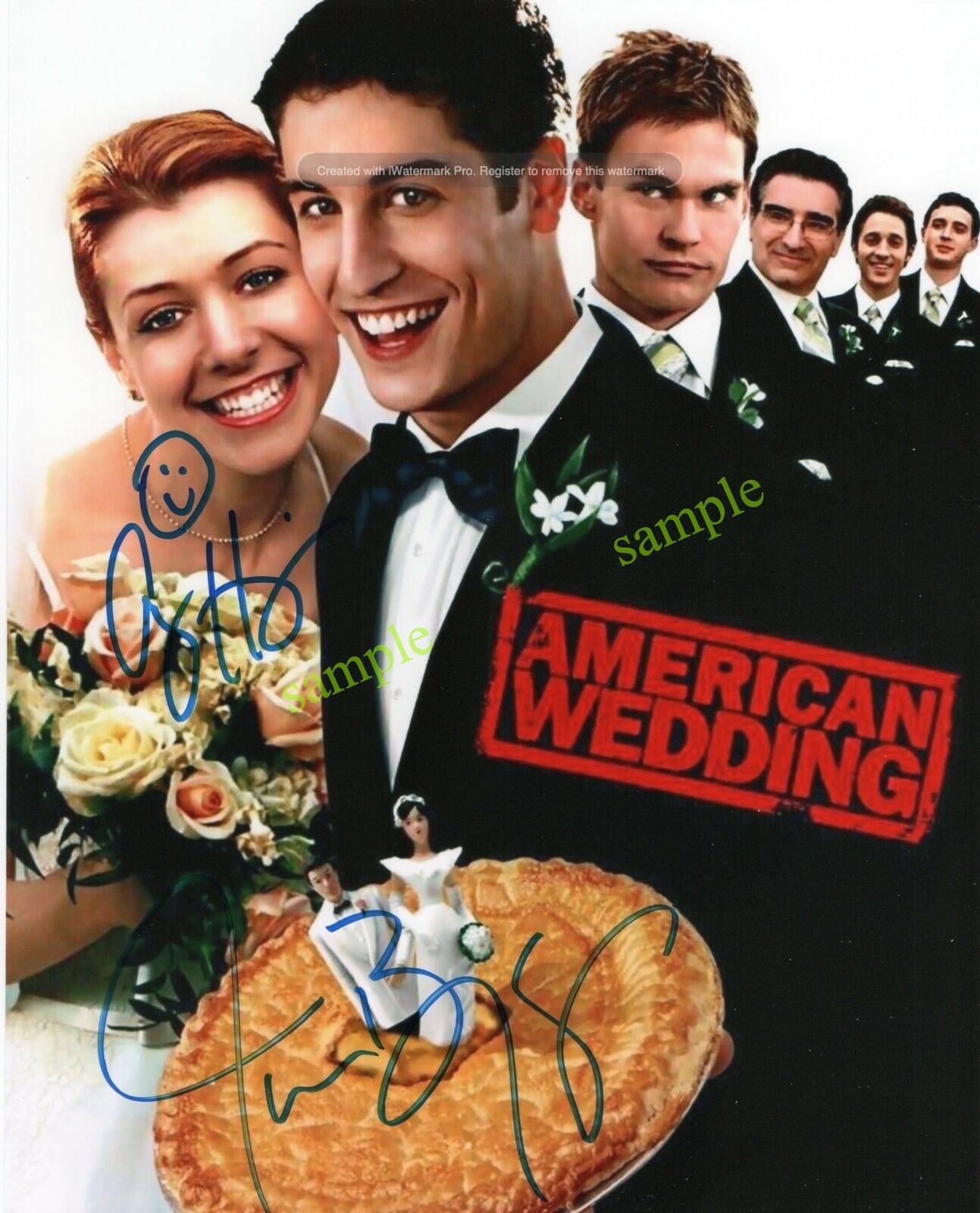 JASON BIGGS ALYSON HANNIGAN REPRINT 8X10 PHOTO SIGNED AUTOGRAPHED MAN CAVE GIFT