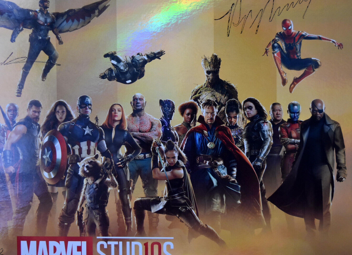 Marvel Studios More Than A Hero Hand Signed Poster by 6 Cast Members