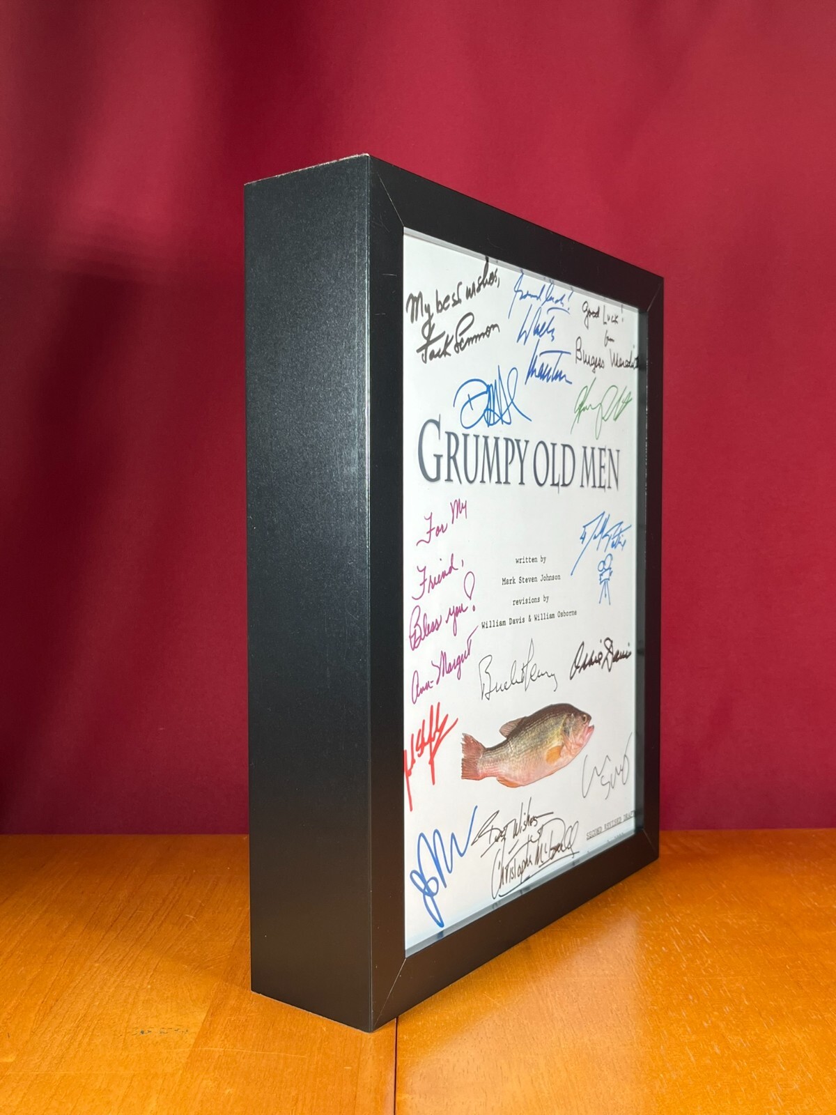 Grumpy Old Men & Grumpier Old Men Scripts Signed- Autograph Reprints