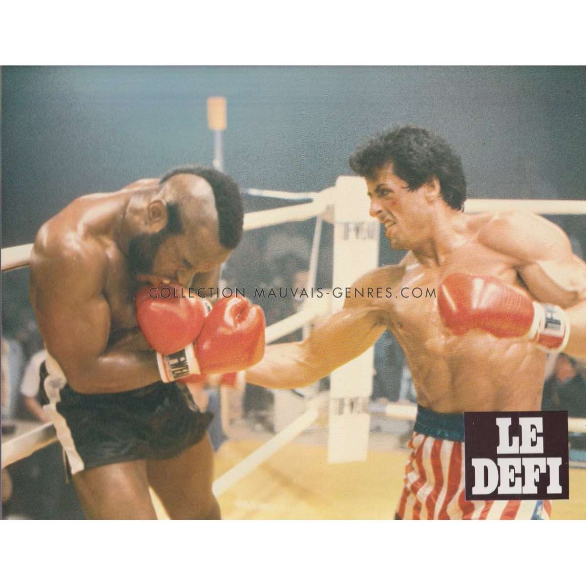 ROCKY III French Lobby Card N01 – 9×12 in. – 1982 – Sylvester Stallone, Mr. T