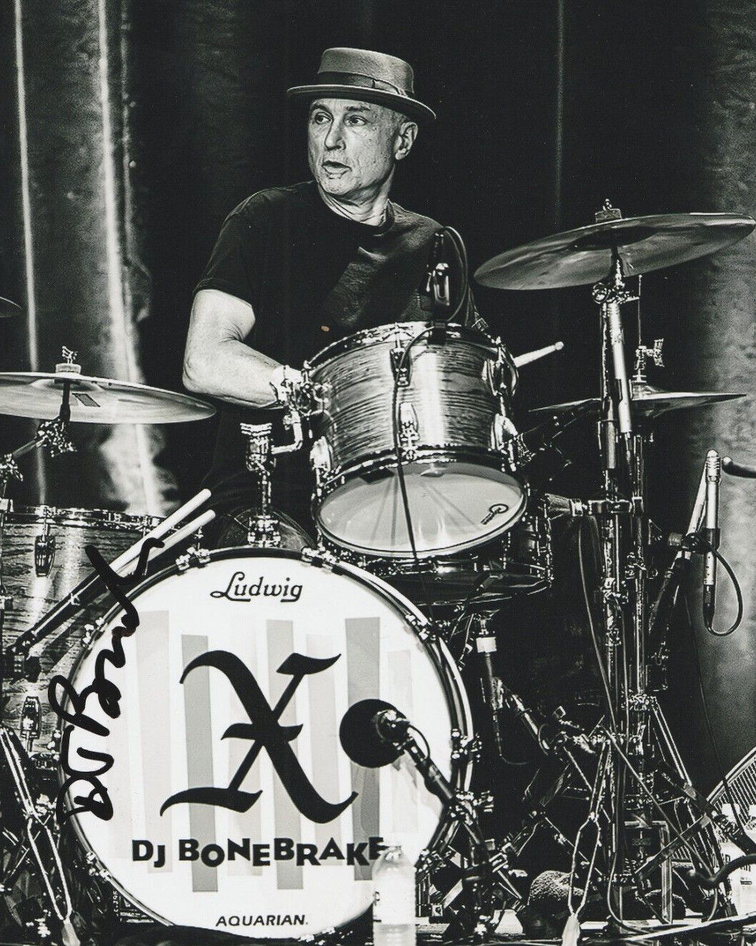 DJ Bonebrake Autographed 8×10 Rock X Punk Free Shipping MU642