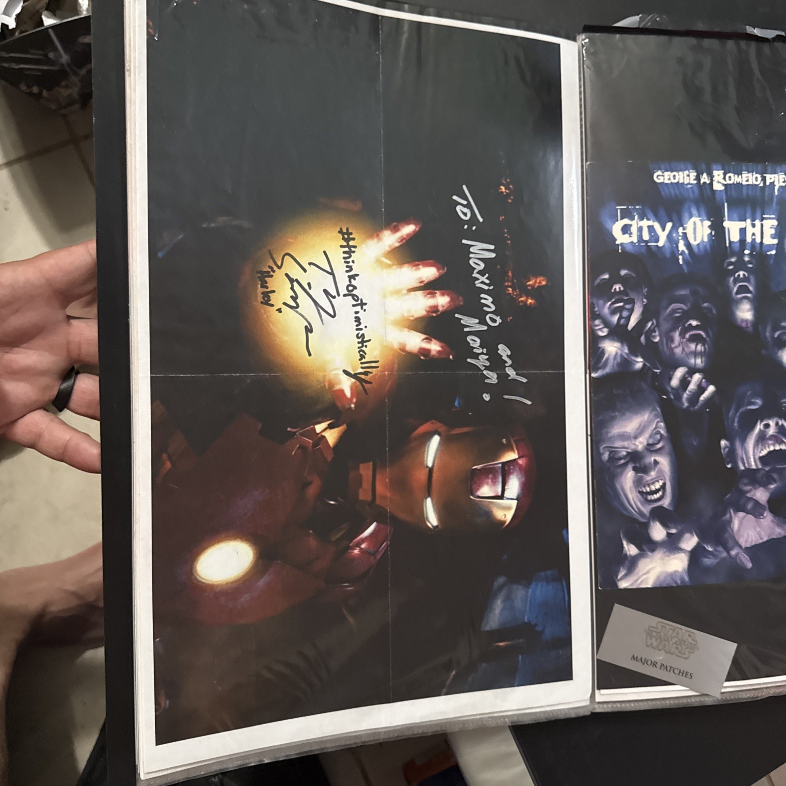 Ty Simpkins Signed Iron Man 3 Poster – Harley Keener