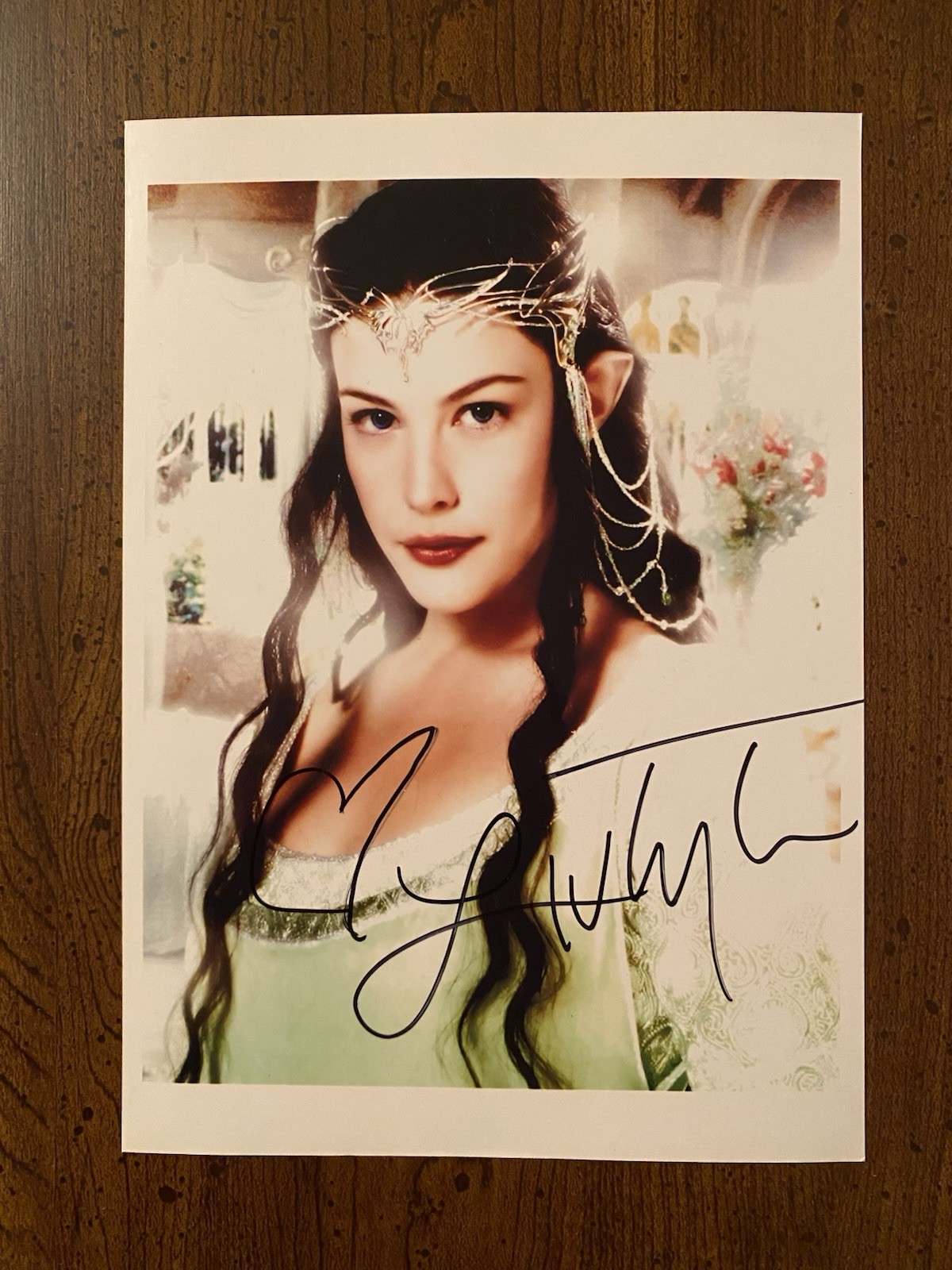 Liv Tyler Signed Autographed Photo With COA The Lord Of The Rings Arwen