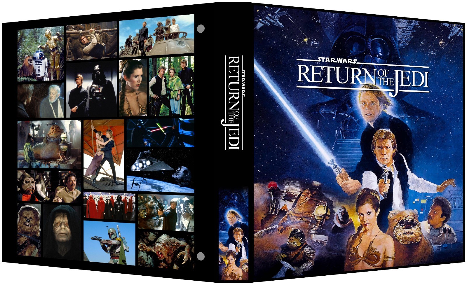 STAR WARS RETURN OF THE JEDI Custom 3-Ring Binder Photo Album