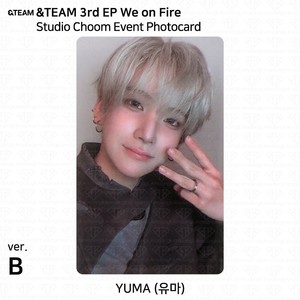 &TEAM 3rd EP Album We on Fire WeverseShop StudioChoom Photocard