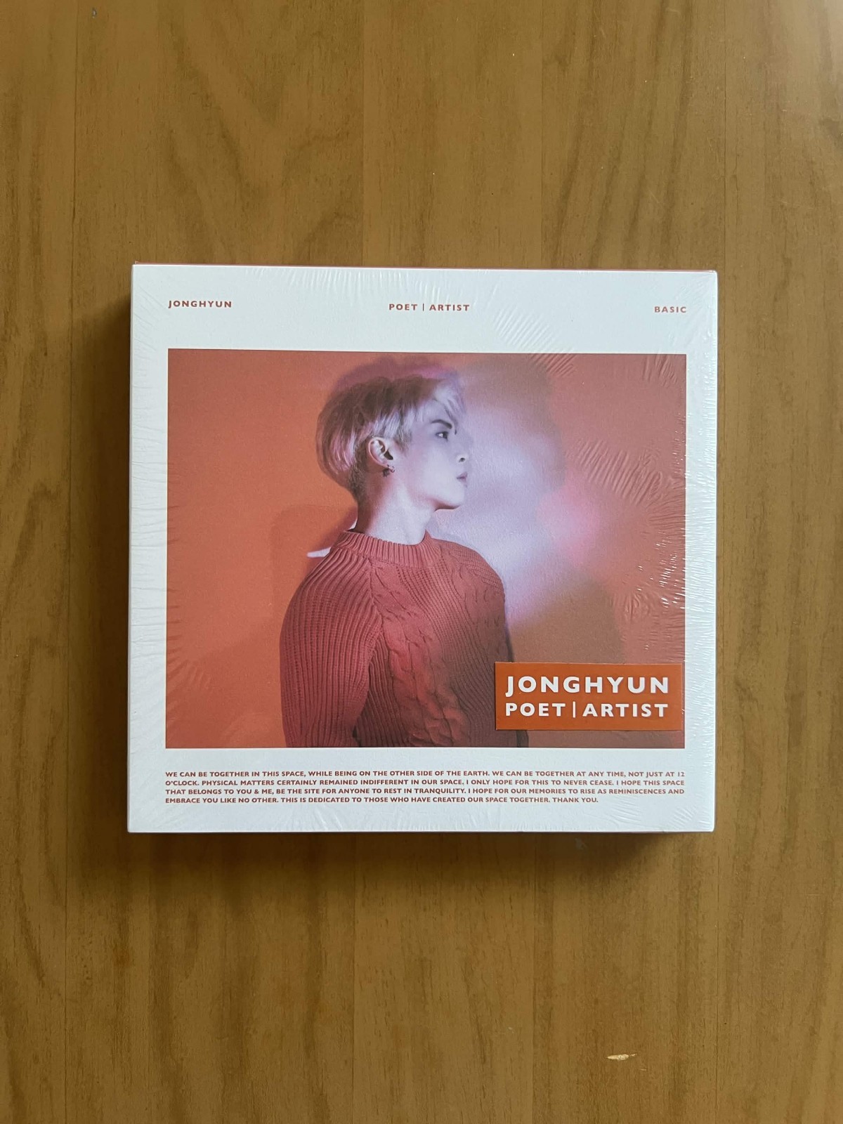 NEW SEALED – SHINee Jonghyun – Poet | Artist – 2nd Solo Album CD (2018)