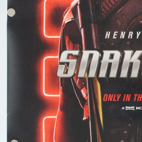 Snake Eyes G.I. Joe Origins 2021 Double Sided Original Movie Poster 27″ x 40″