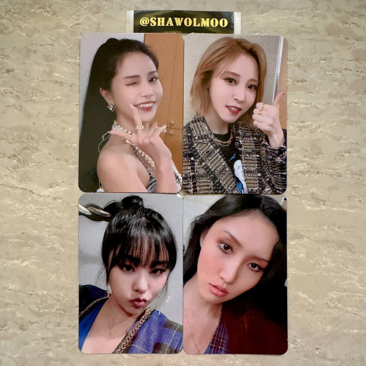 MAMAMOO 4WARD 4 Flowers ID Travel Makestar Official Album RBW Japan Winner Card.