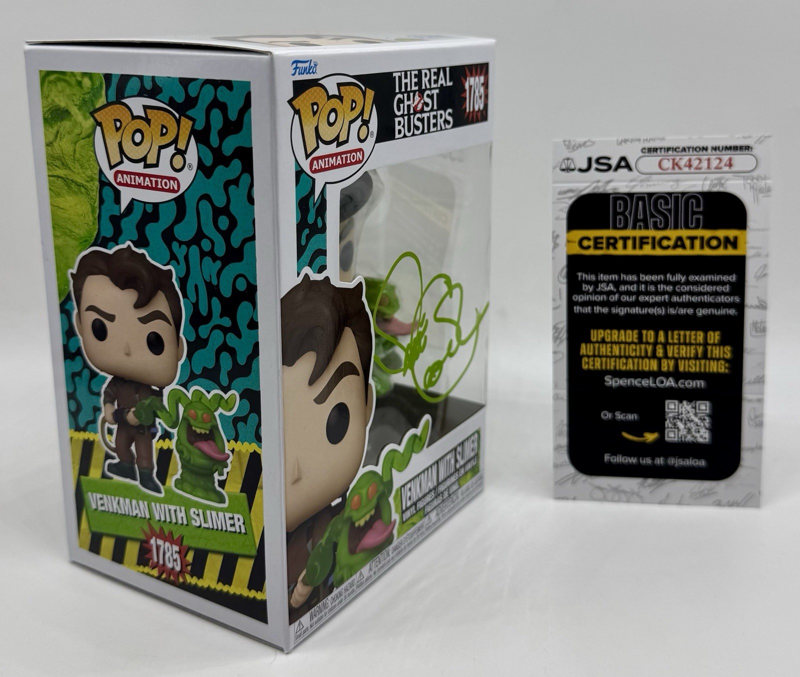 DAVE COULIER SIGNED AUTOGRAPH “VENKMAN” THE REAL GHOSTBUSTERS FUNKO POP JSA COA