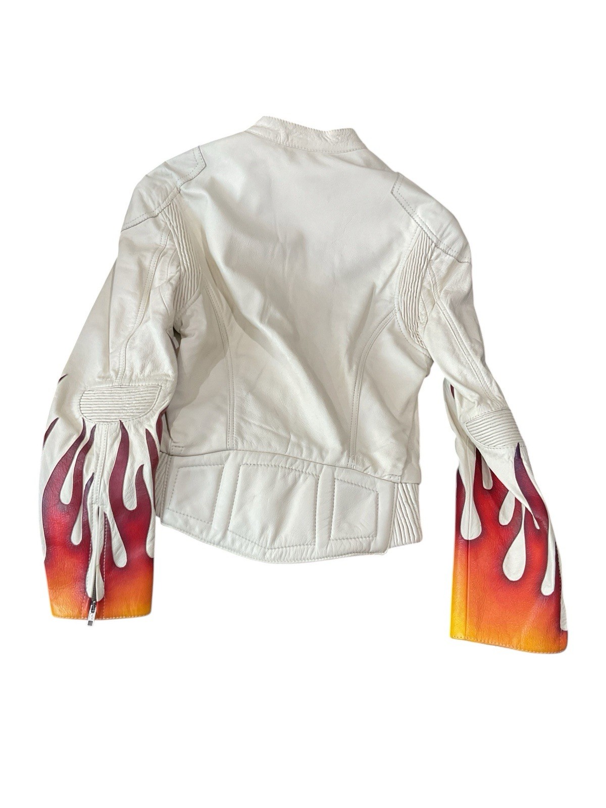 Ghost Rider 2007 Johnny Blaze White Leather Motorcycle Jacket Pants COA Wardrobe