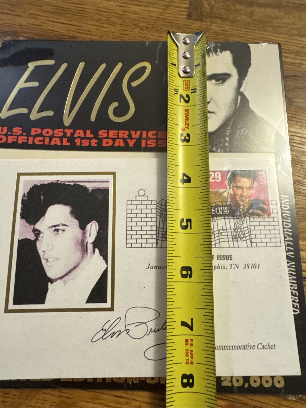 Elvis Presley U.S. Postal Service First Day Issue Stamp Official Commemorative