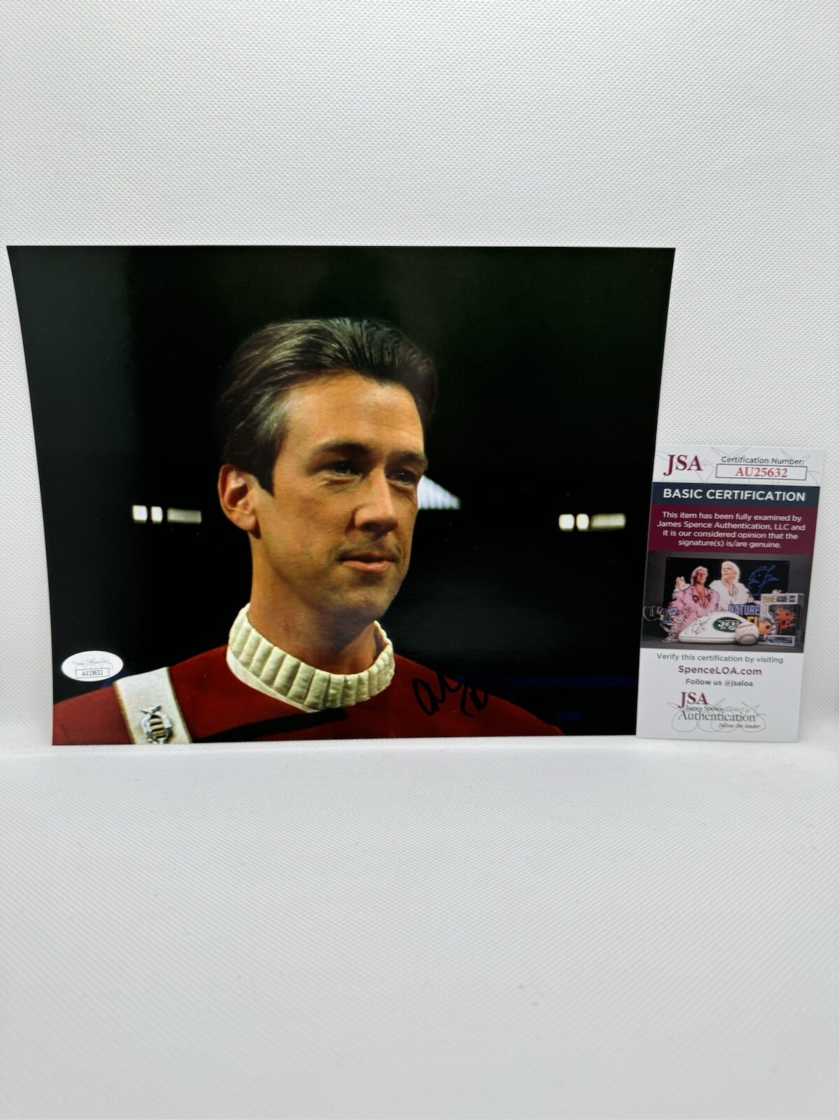 ALAN RUCK SIGNED 8×10 PHOTO HARRIMAN STAR TREK GENERATIONS JSA COA AUTOGRAPHED