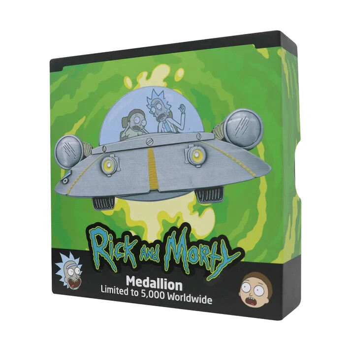 Rick & Morty Limited Edition Medallion ONLY 5000 MADE LE RARE adult swim
