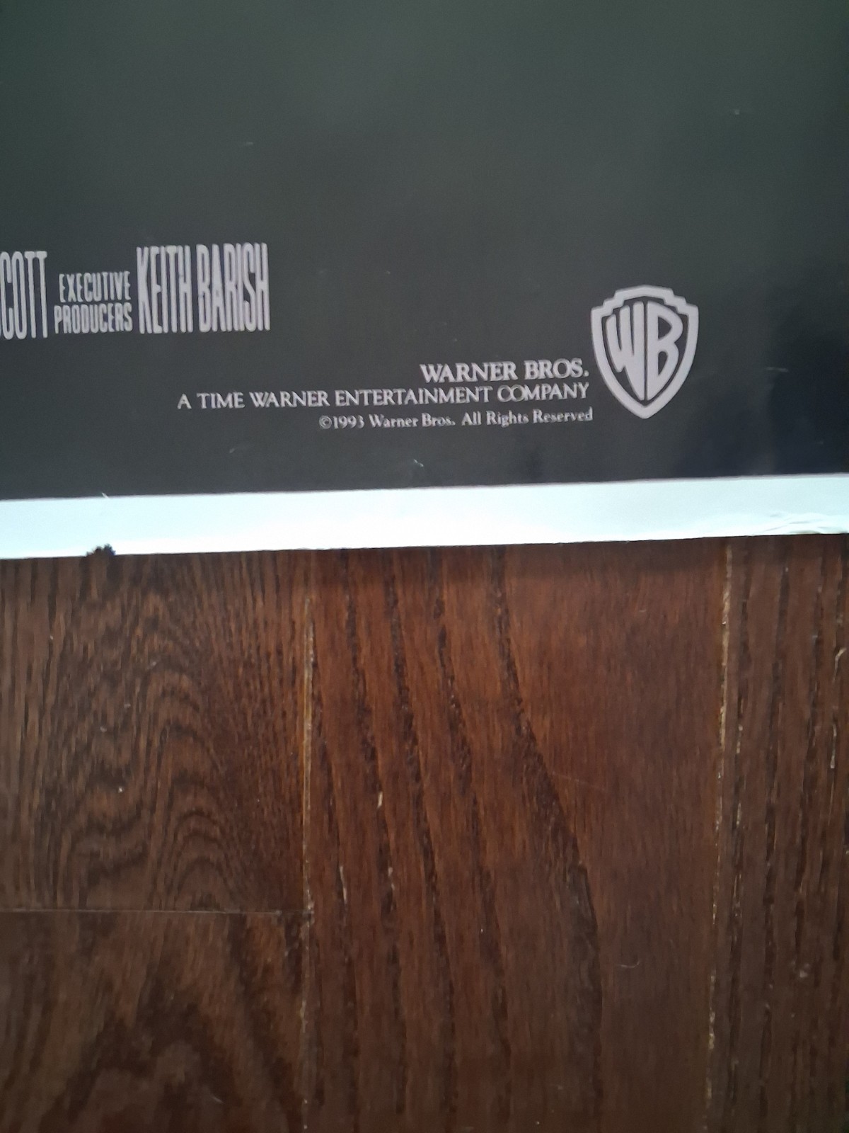 THE FUGTIVE ORIGINAL PRINTER’S TEST SHEET INT 32X50 1993 HARRISON FORD VERY RARE