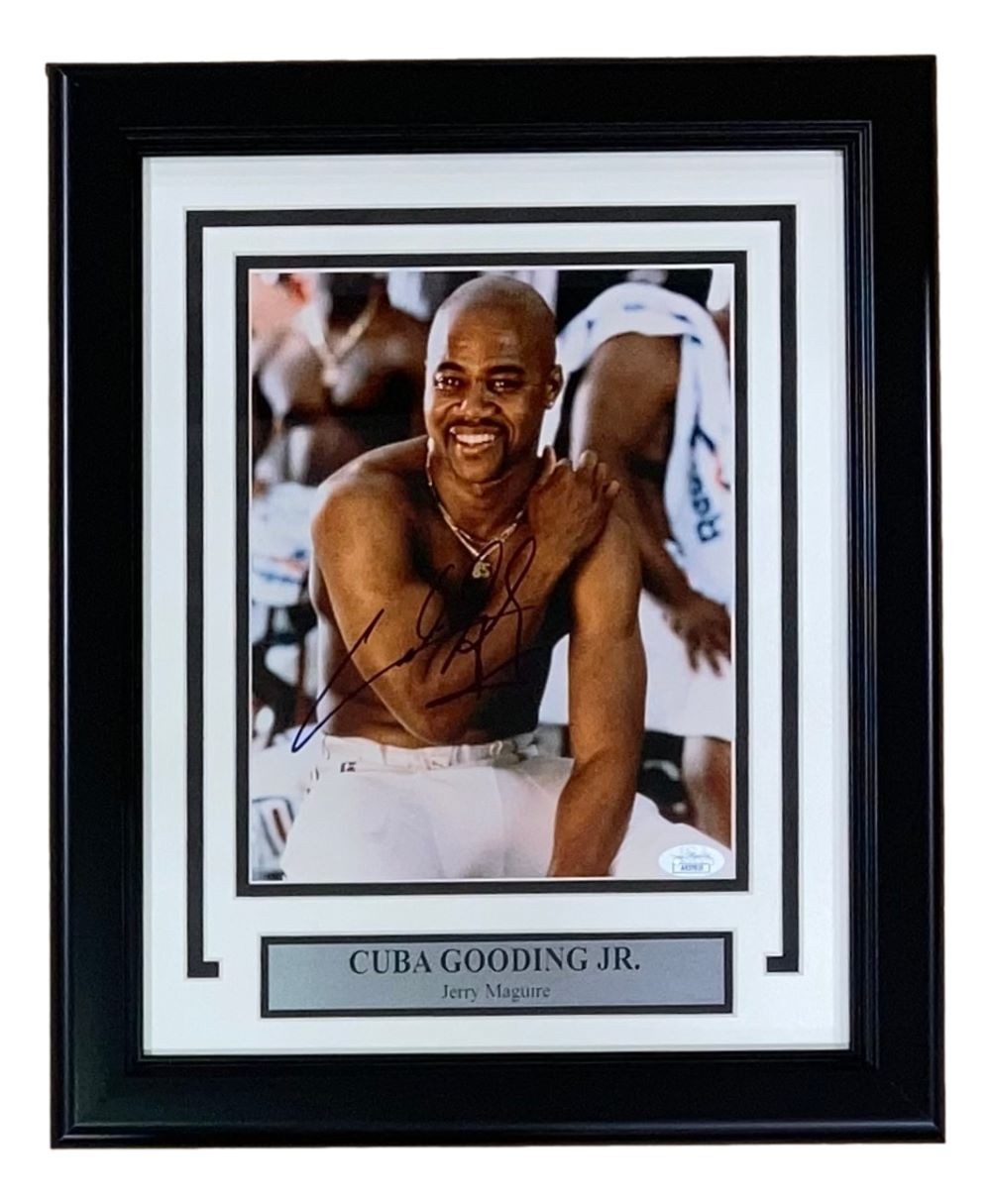 Cuba Gooding Jr Signed Framed 8×10 Jerry Maguire Photo JSA