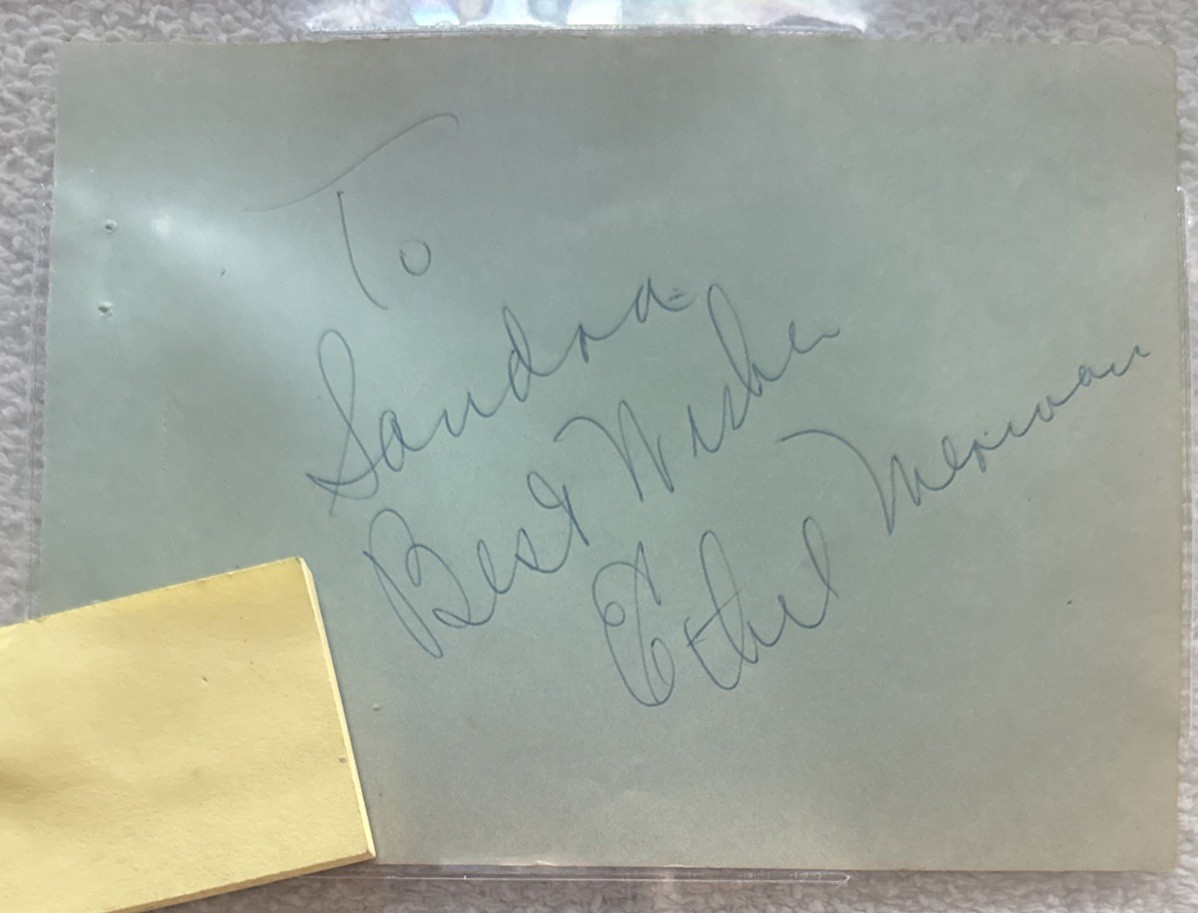 Elvis Presley Signed BAS Beckett SLAB Slabbed Graded 9 Ethel Merman