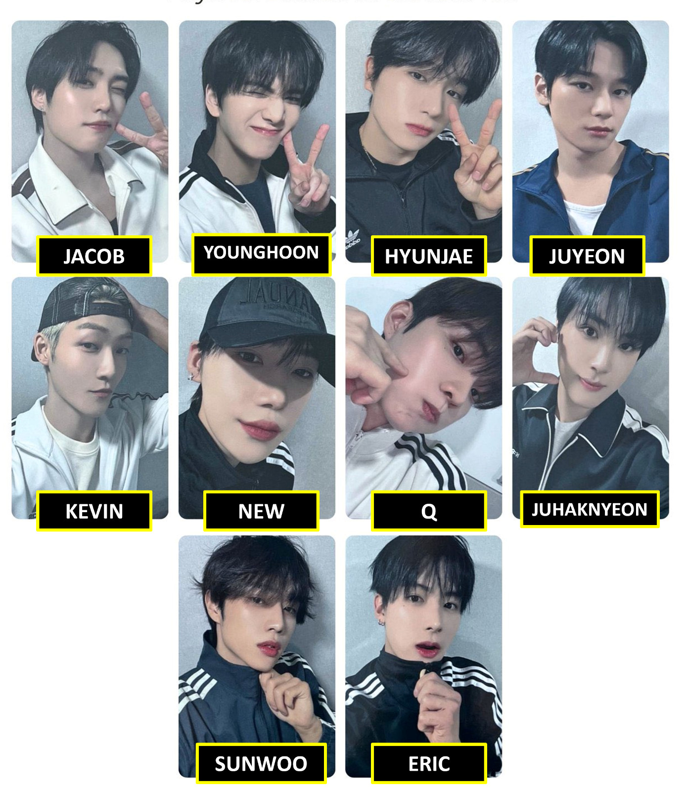 THE BOYZ UNEXPECTED BEATROAD LUCKY DRAW OFFICIAL PHOTOCARD