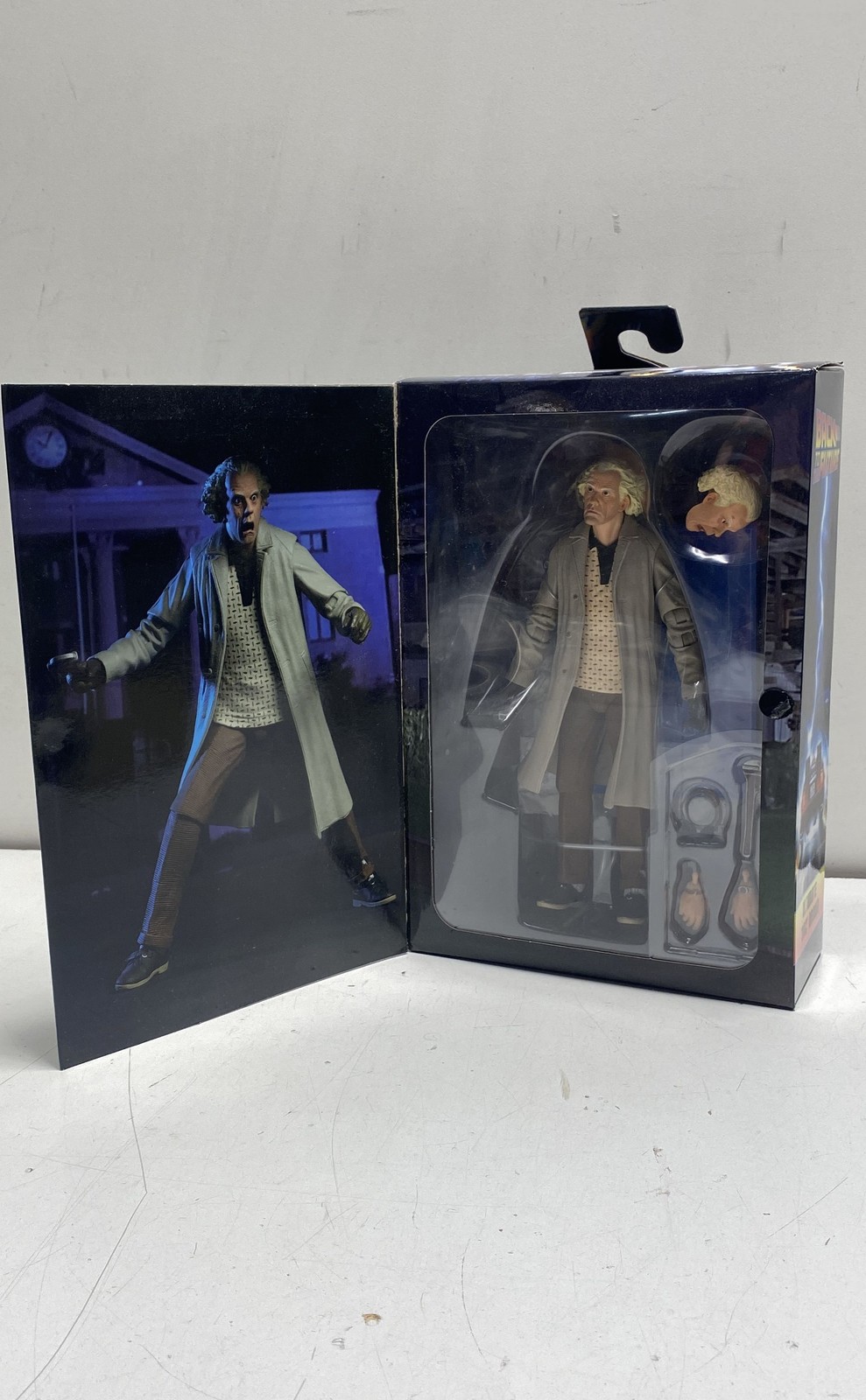 NECA Back to the Future Ultimate Doc Brown Action Figure 35th Anniversary New
