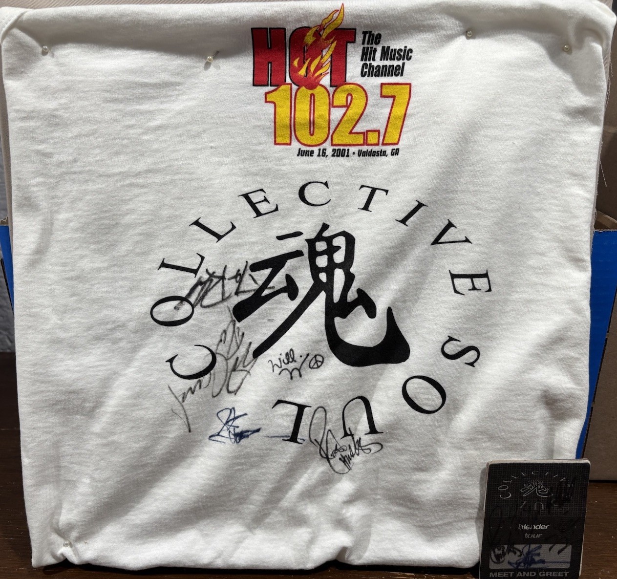 Collective Soul Concert Tank Top T-shirt Signed 2001 Size Large
