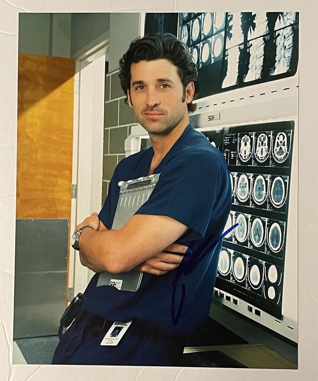 Patrick Dempsey Dr. Derek Shepherd Mcdreamy Grey’s Anatomy Signed 8×10 Photo