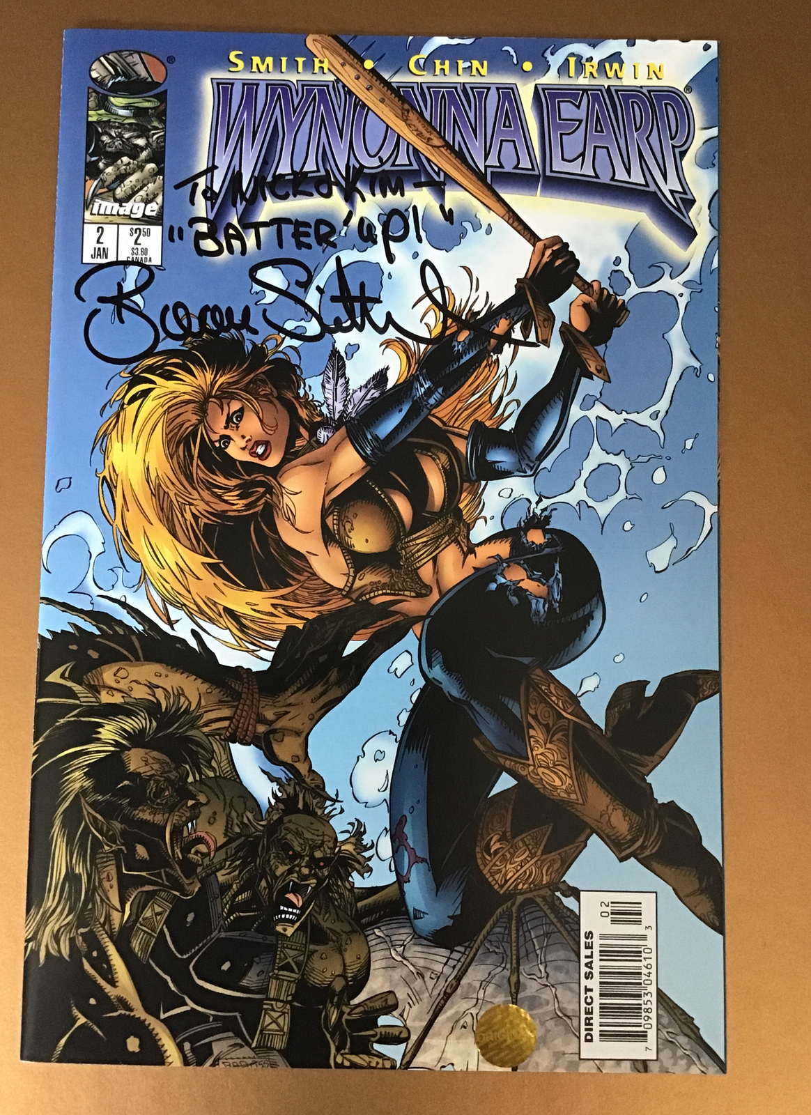Beau Smith Autographed Comic Book COA Legendary Writer Wynona Earp