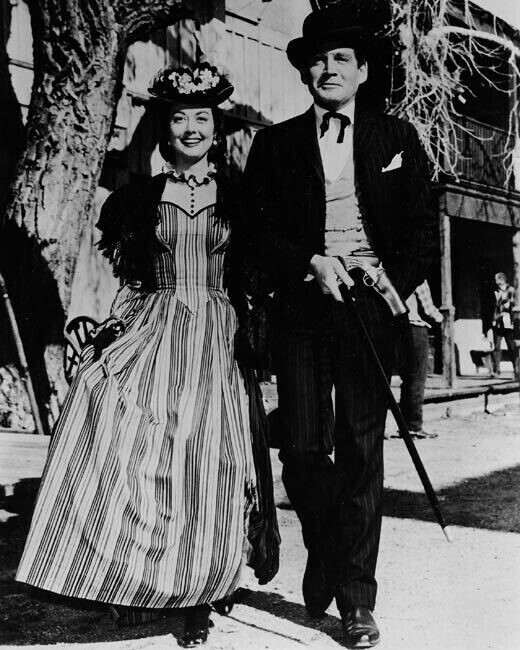 Bat Masterson TV series Cathy Downs Gene Barry stroll in town 24×36 inch Poster