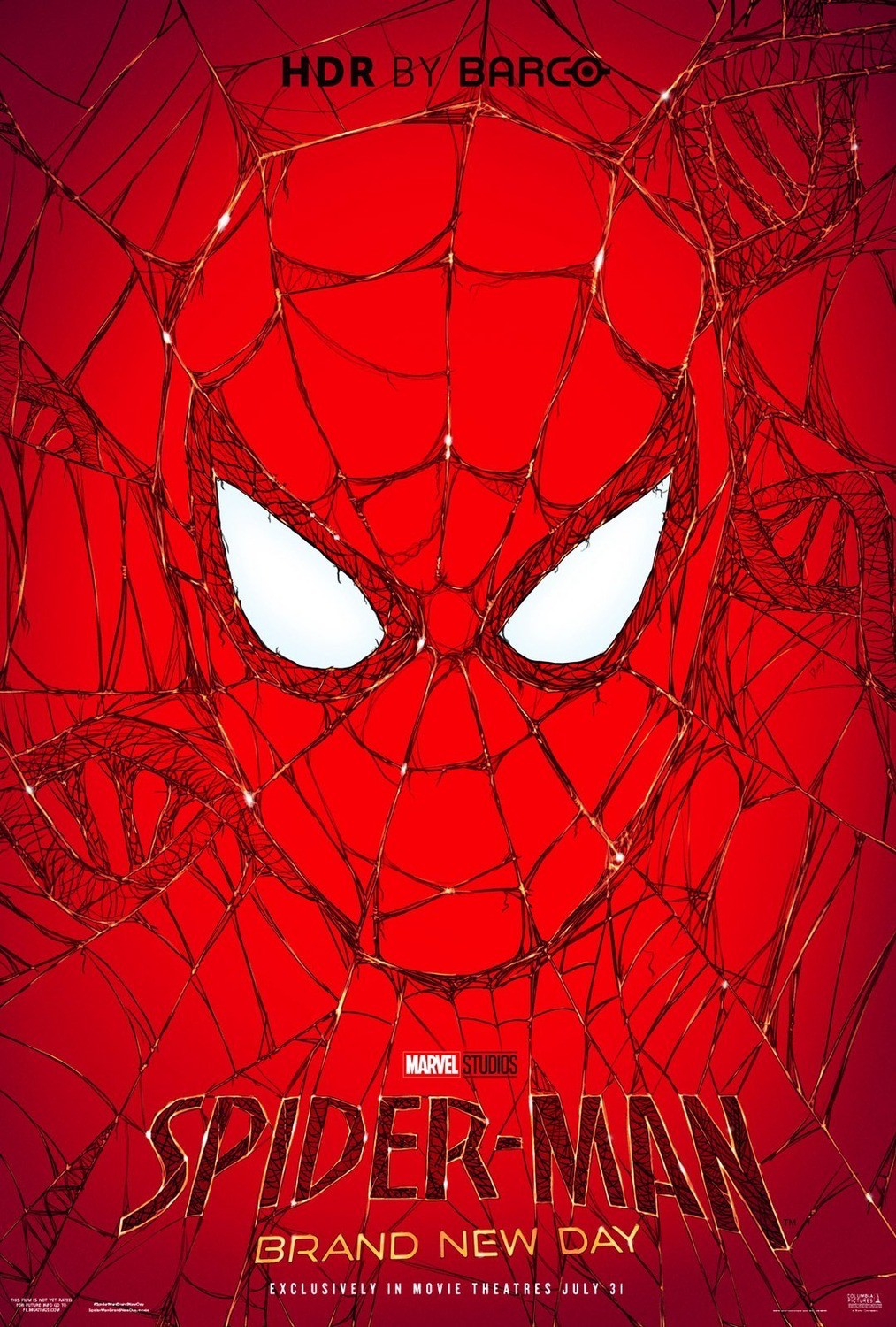 2026 Spiderman Brand New Day Movie Poster 11X17 Tom Holland Zendaya Punisher 🍿