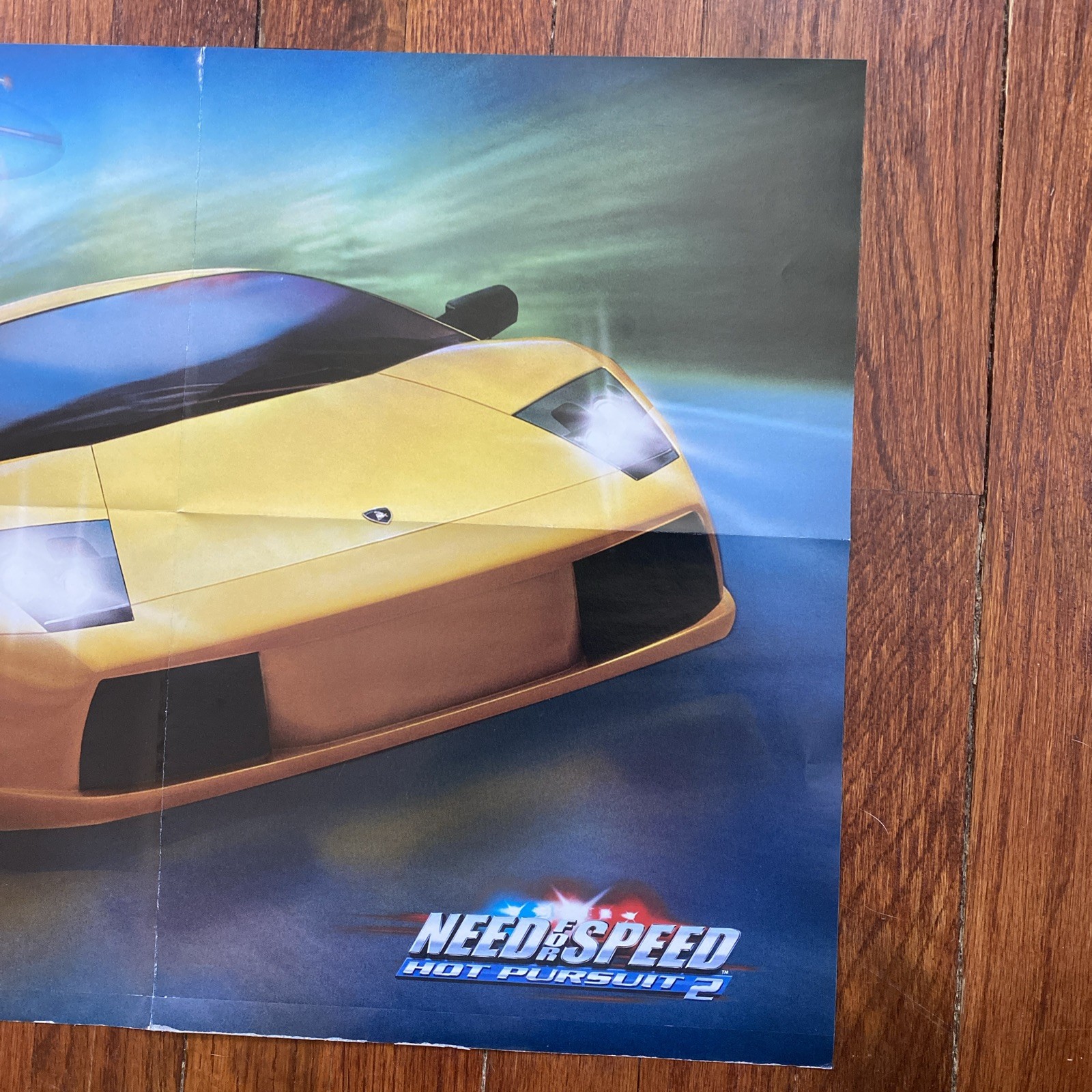 Y2K Electronic Gaming Monthly Double Sided poster Need For Speed Hot Pursuit 2