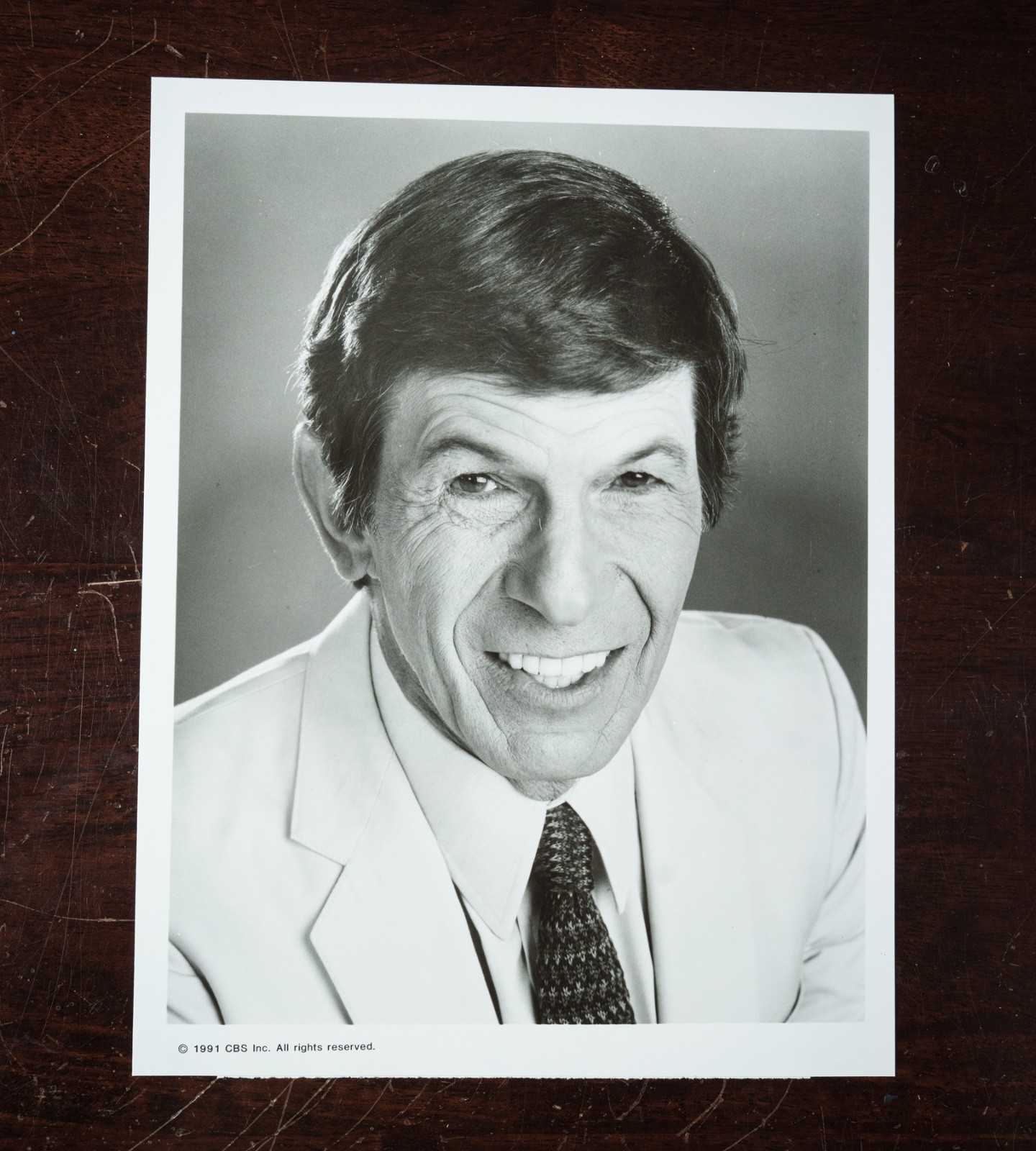 “Haunted Lives: True Ghost Stories” (1991) TV show press photo – Leonard Nimoy