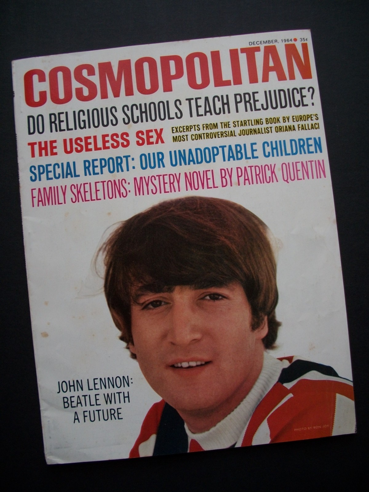🌟 Wacky 1964 John Lennon Cosmopolitan Magazine Lot 🌟 Cover Story Beatles