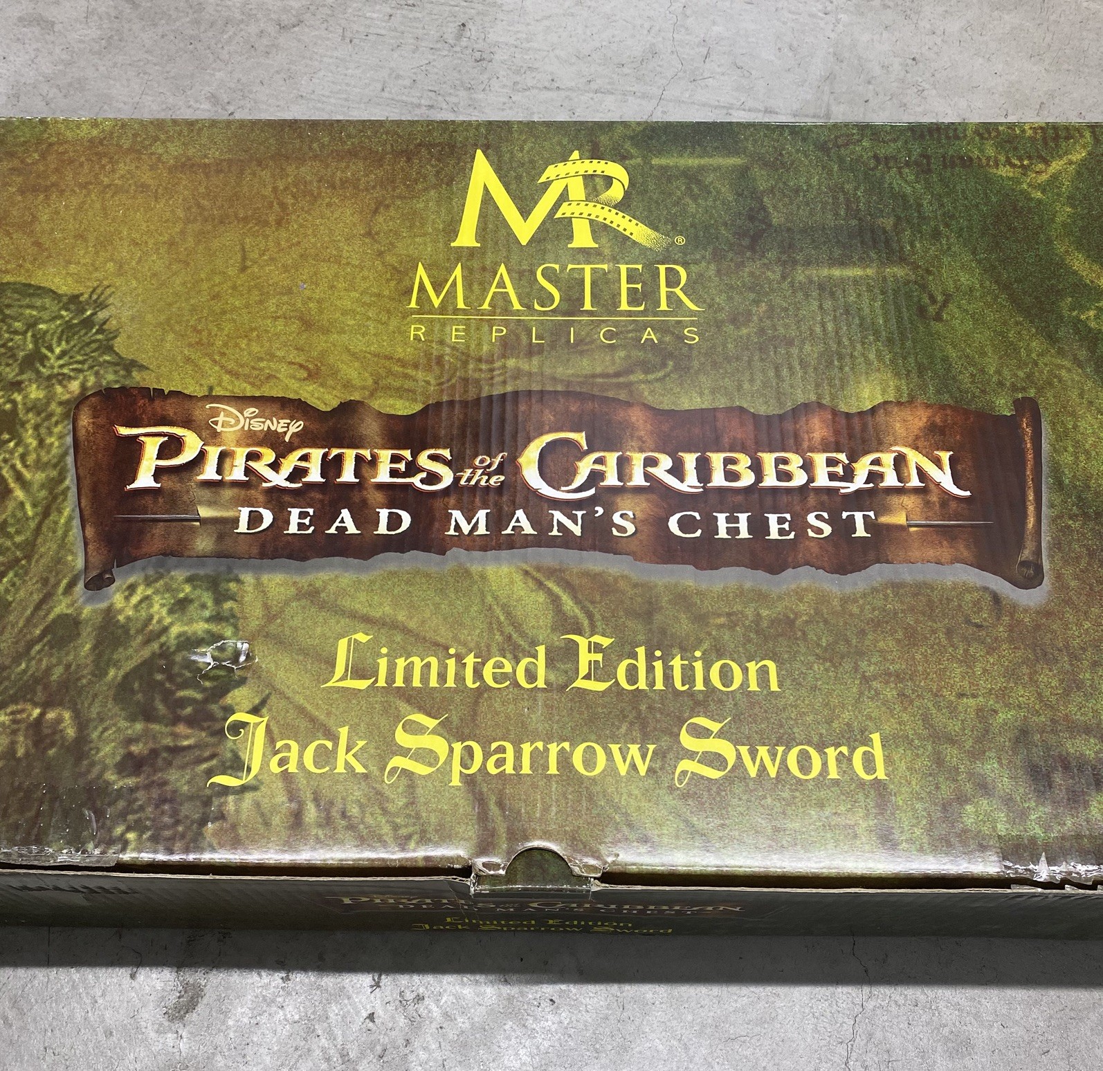 Disney Pirates of the Caribbean Master Replicas Jack Sparrow Sword AUTHENTIC