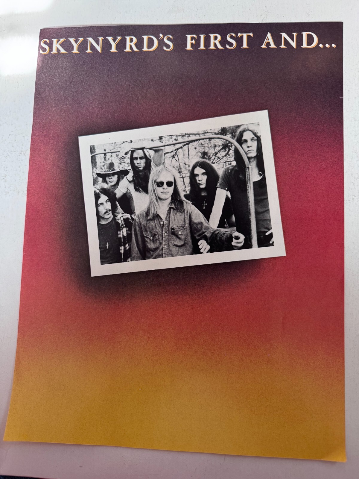 LYNYRD SKYNYRD “FIRST AND LAST” 1978 TWO SIDED MAG AD POSTER 9.5″ x 13″