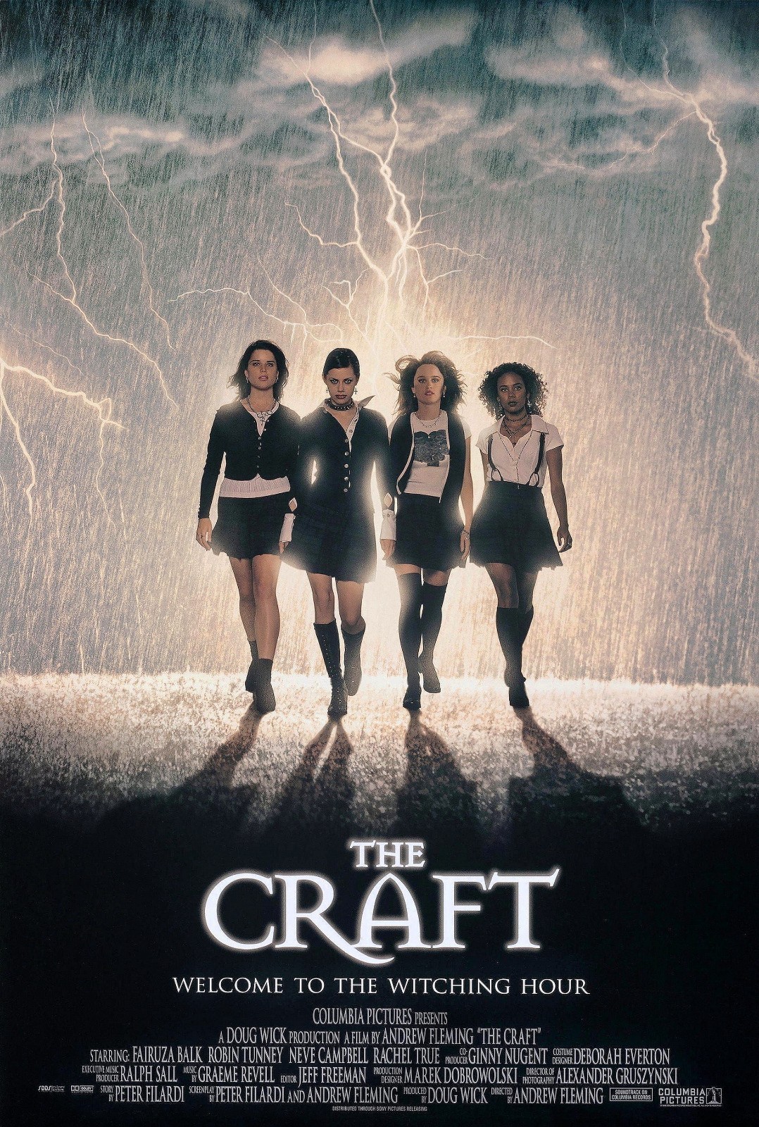 1996 The Craft Movie Poster 11X17 Sarah Bonnie Nancy Rochelle Neve Campbell 🍿