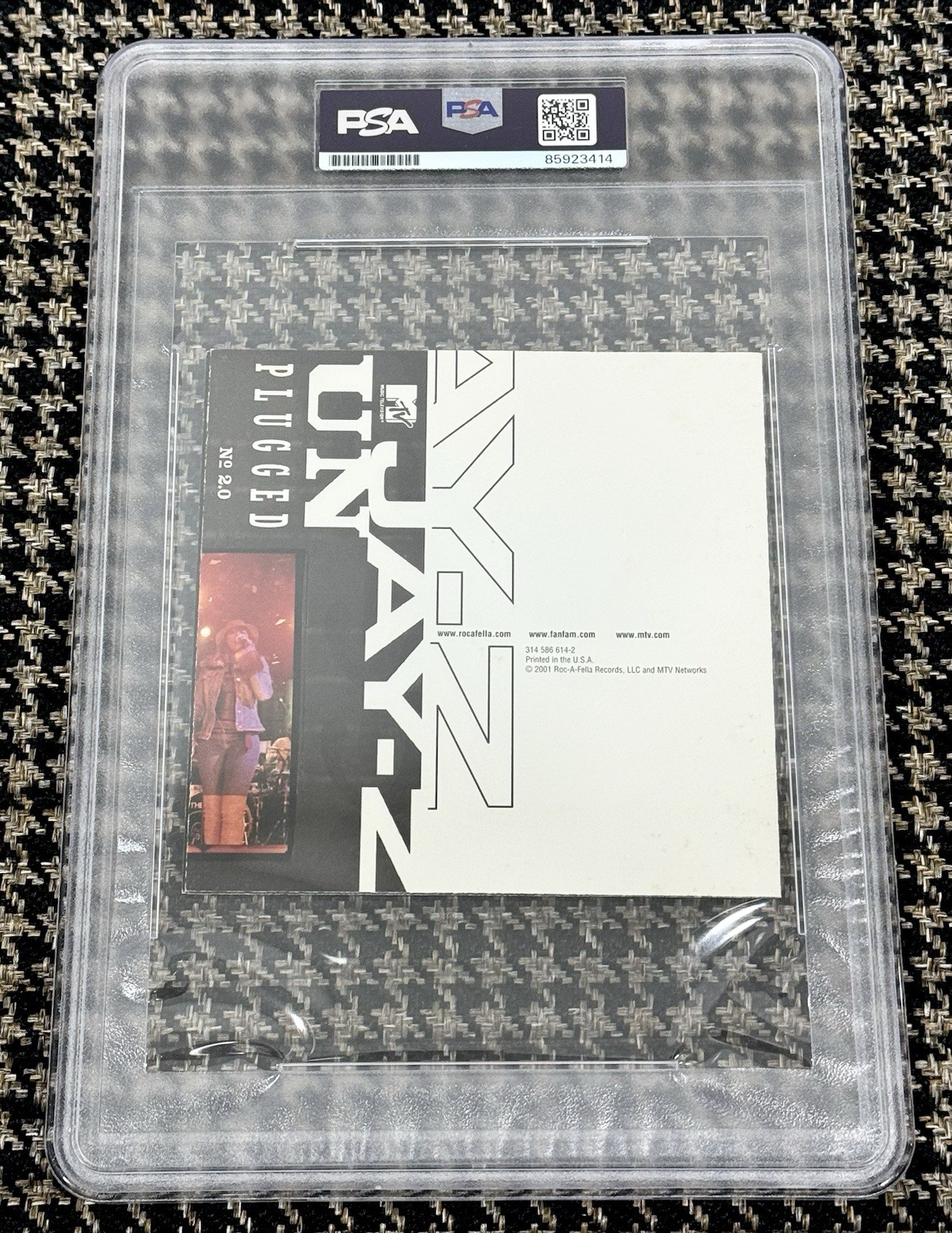 Jay-Z Signed Autograph 2001 Unplugged CD Booklet PSA/DNA Encapsulated