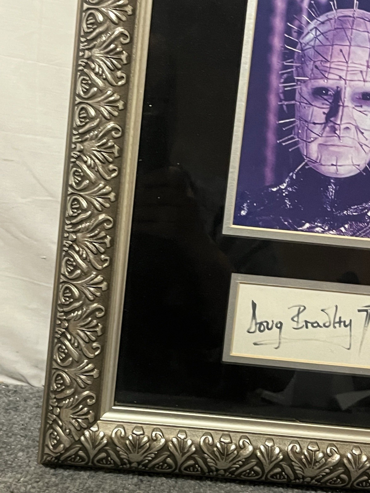 Doug Bradley Framed Signed Hellraiser Pinhead 14.5 By 17 Autograph