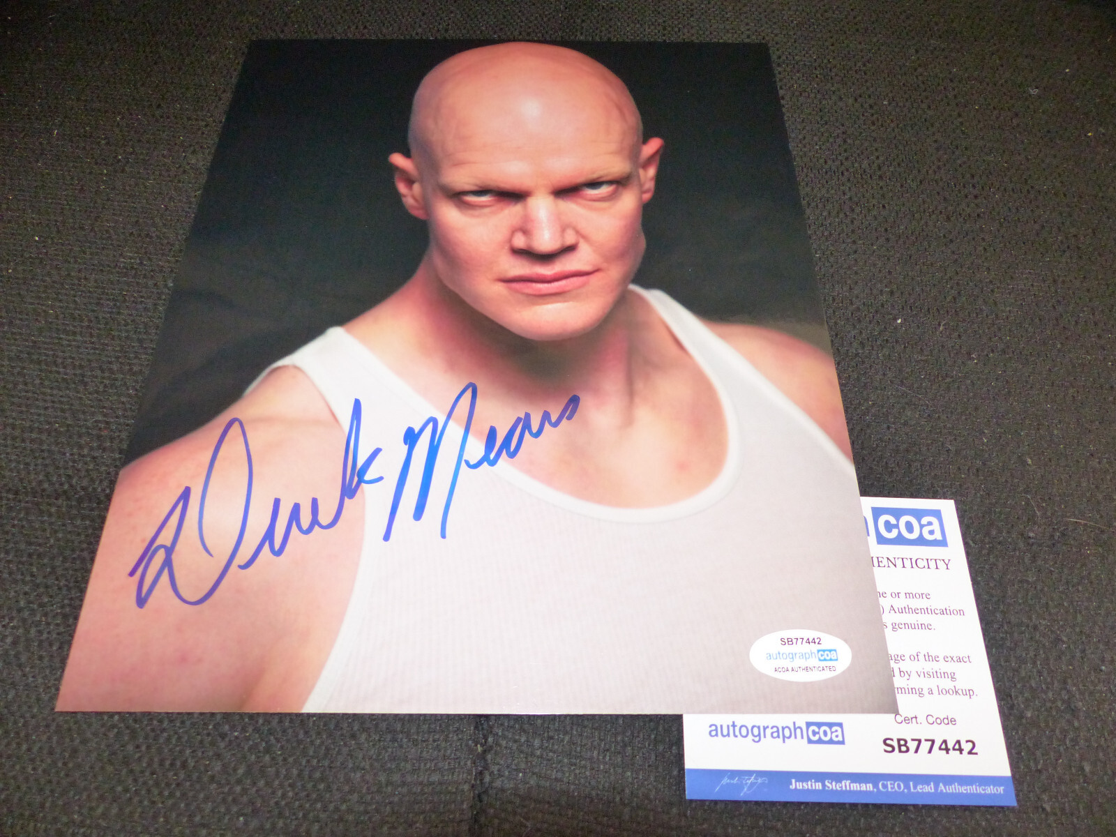 DEREK MEARS signed Autograph 8×10 Photo Autographed InPerson ACOA COA