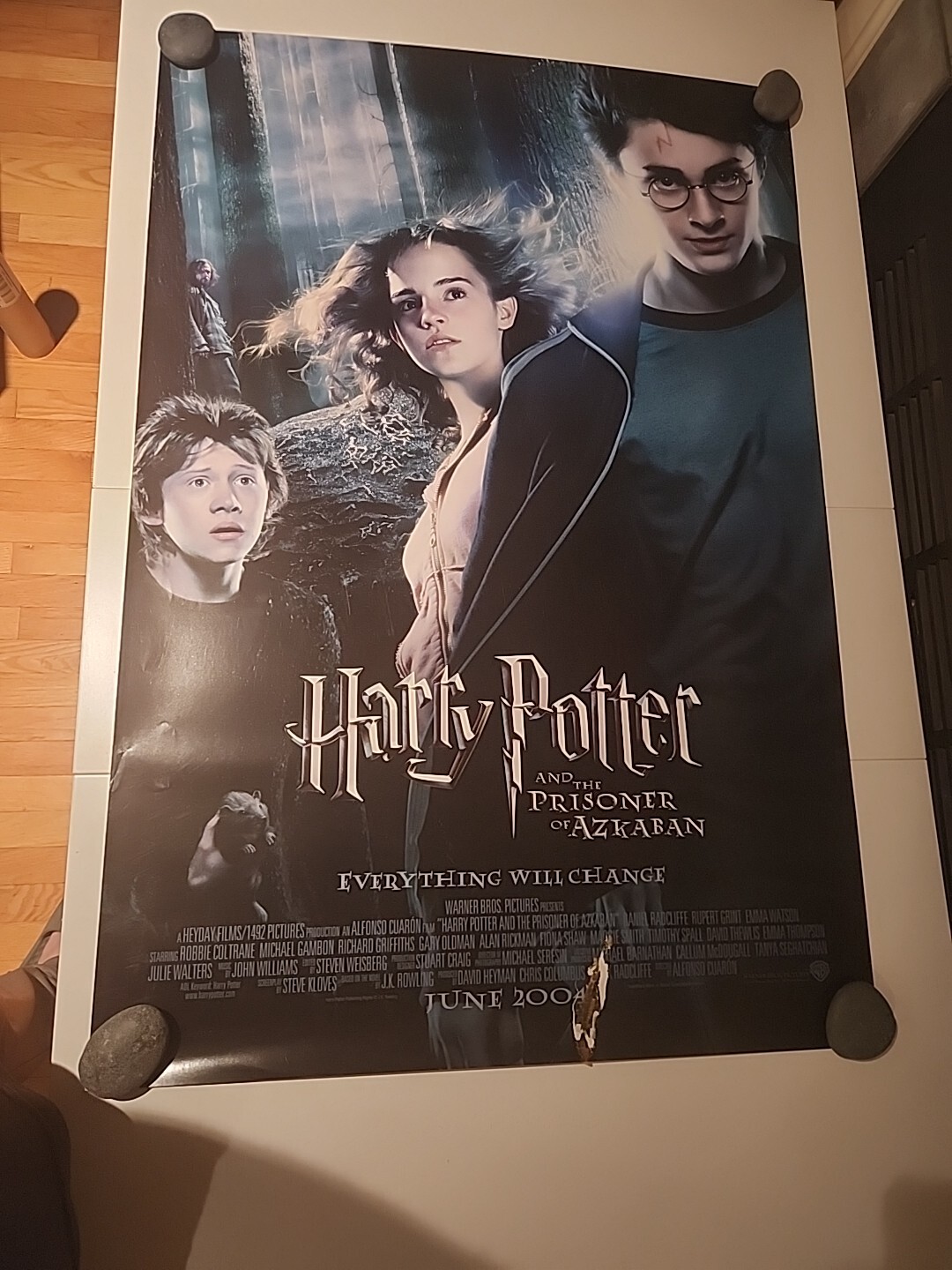 HARRY POTTER AND THE PRISONER OF AZKABAN Original DS RARE Movie Poster Vintage