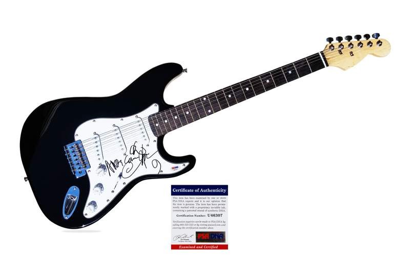 Spin Doctors Chris Barron PSA/DNA authentic signed electric guitar |CERT A0036