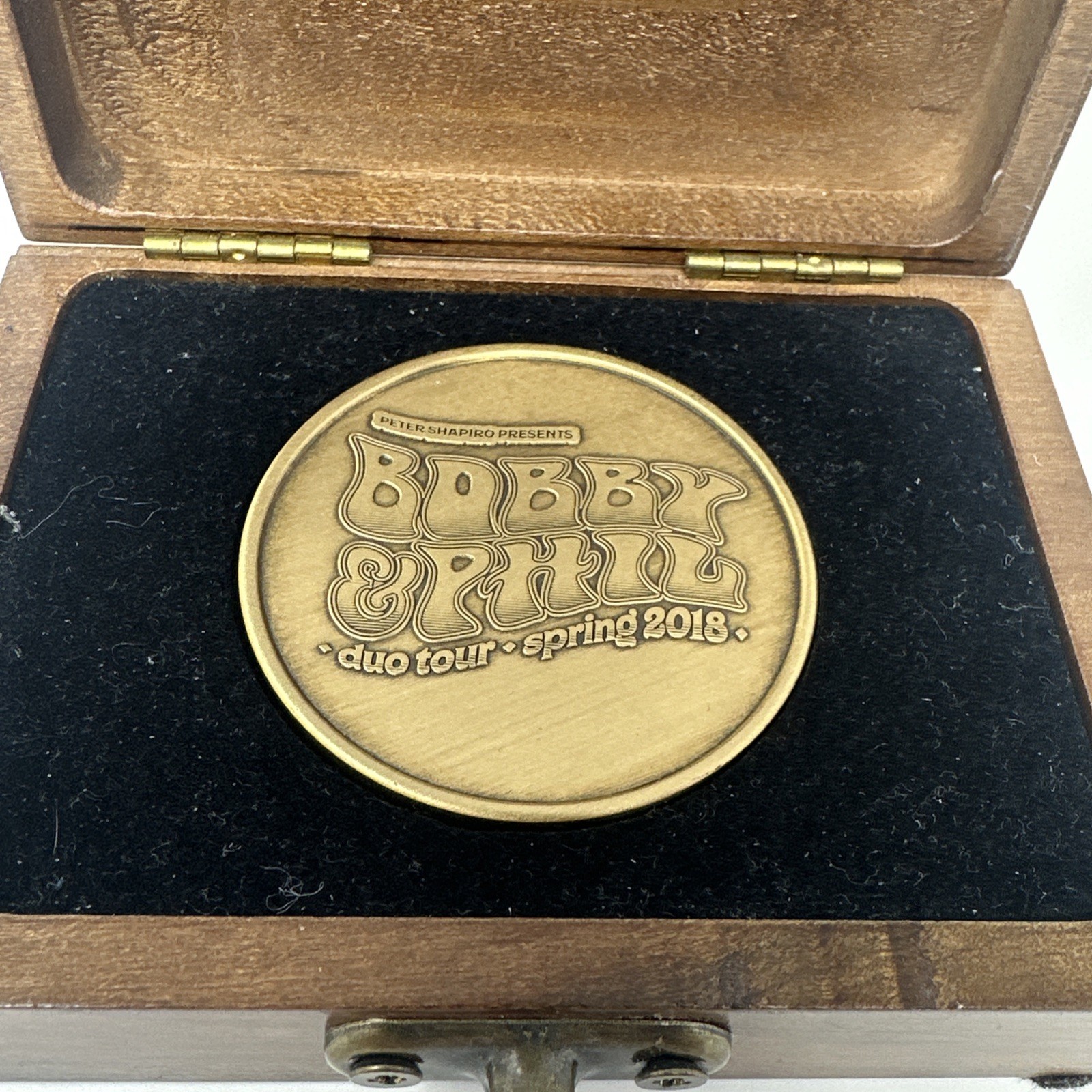Ltd Edition Bobby and Phil Duo Coin, 2018 Tour. Grateful Dead VERY RARE