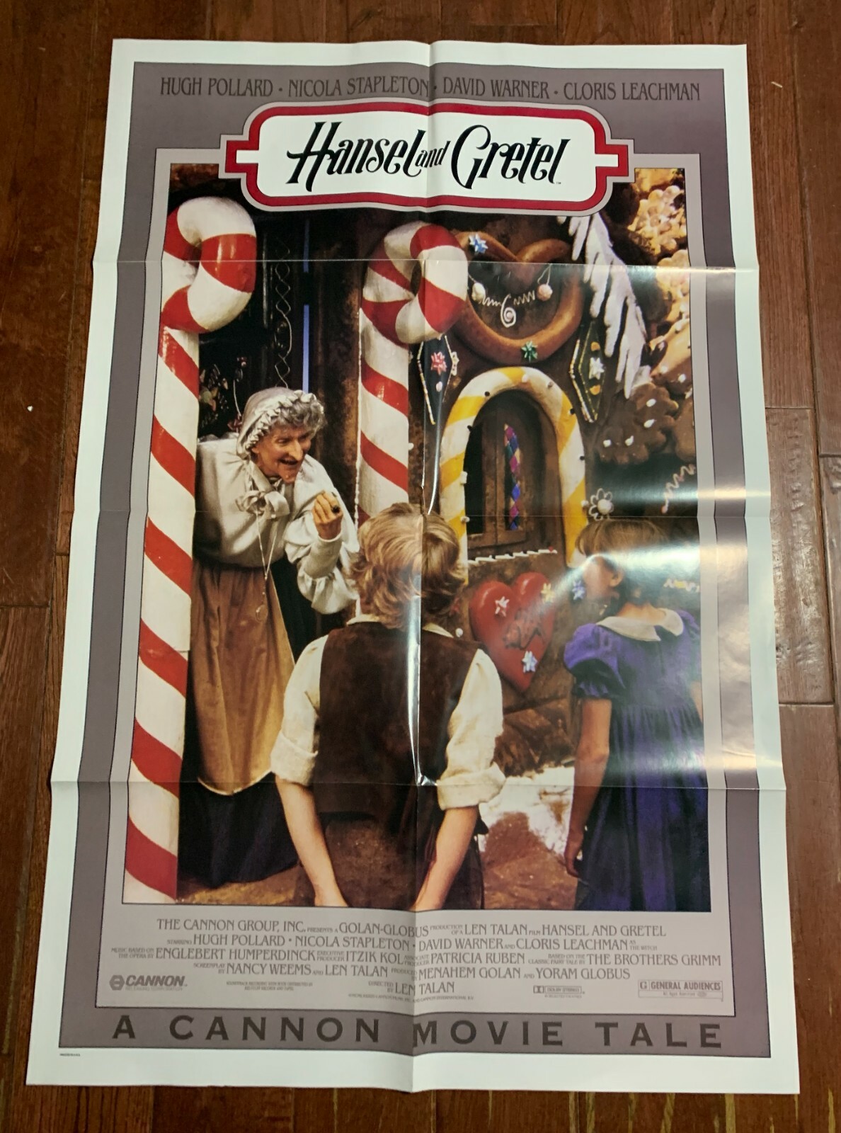 1987 HANSEL AND GRETEL 27×41″ 1-SH Movie Poster FN+ 6.5 David Warner