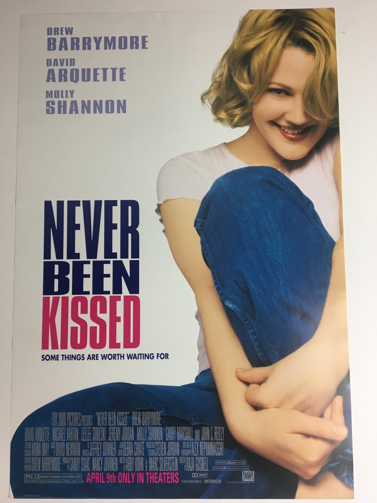 Never Been Kissed 1999 Mini Movie Poster 13.5″ x 20″ DREW BARRYMORE