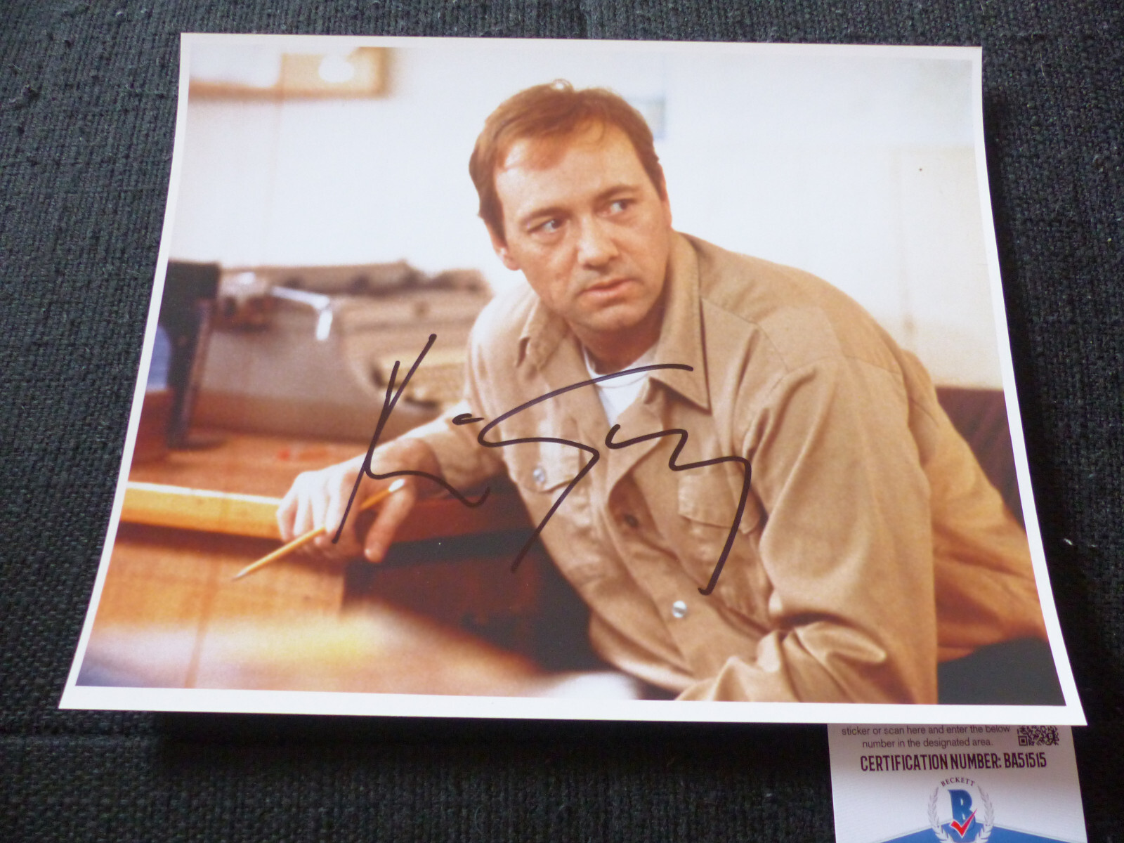 KEVIN SPACEY signed Autograph 8×10 THE SHIPPING NEWS autographed Photo BECKETT