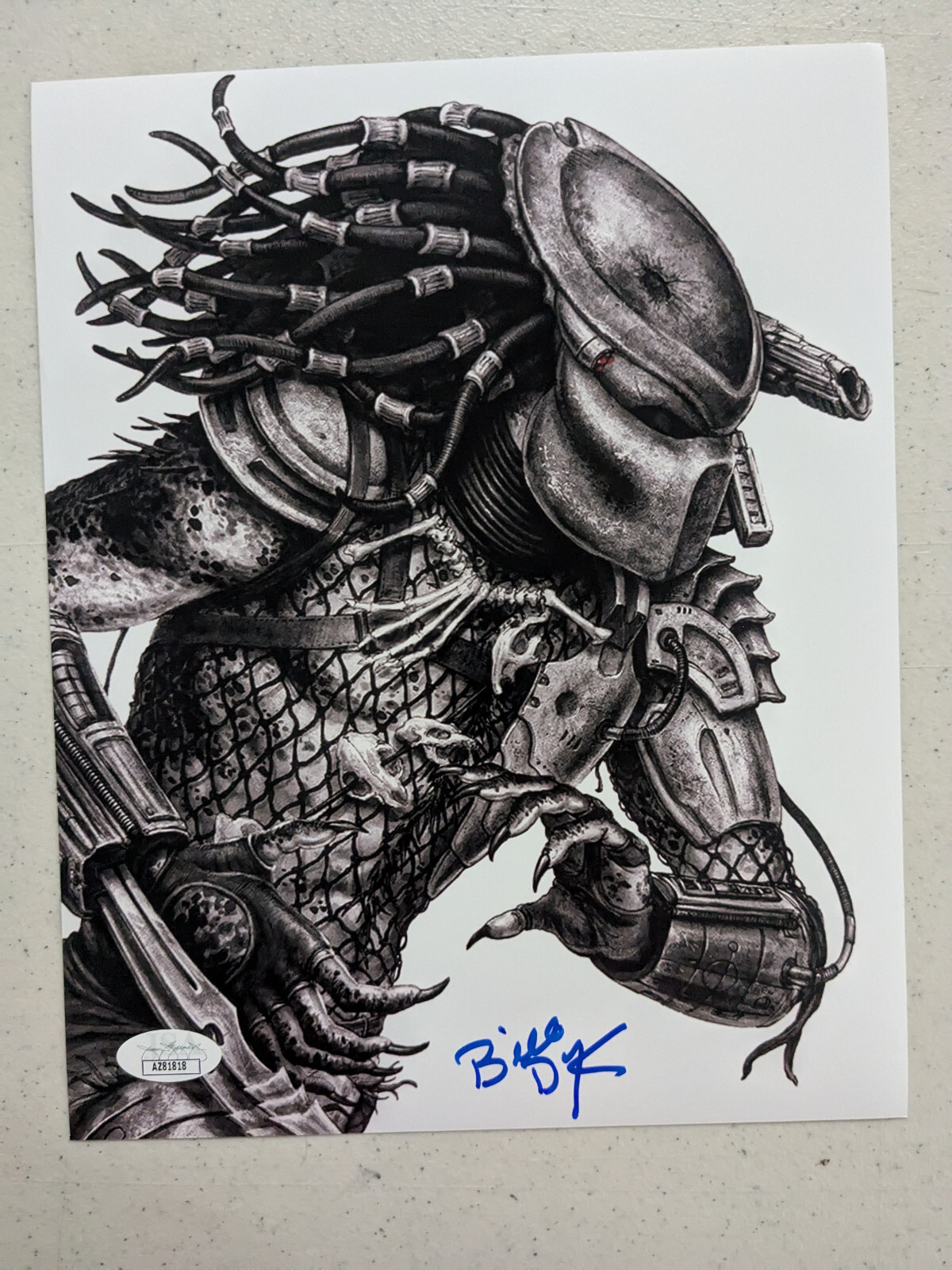 BILL DUKE Signed Predator 8×10 Photo Sgt. Mac Eliot Autograph JSA COA C