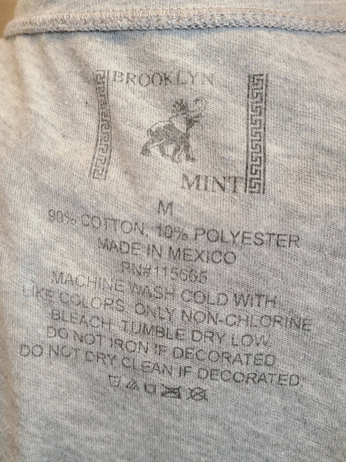 Brooklyn Mint Biggie Smalls Christopher Wallace Gray Tank Top, Medium