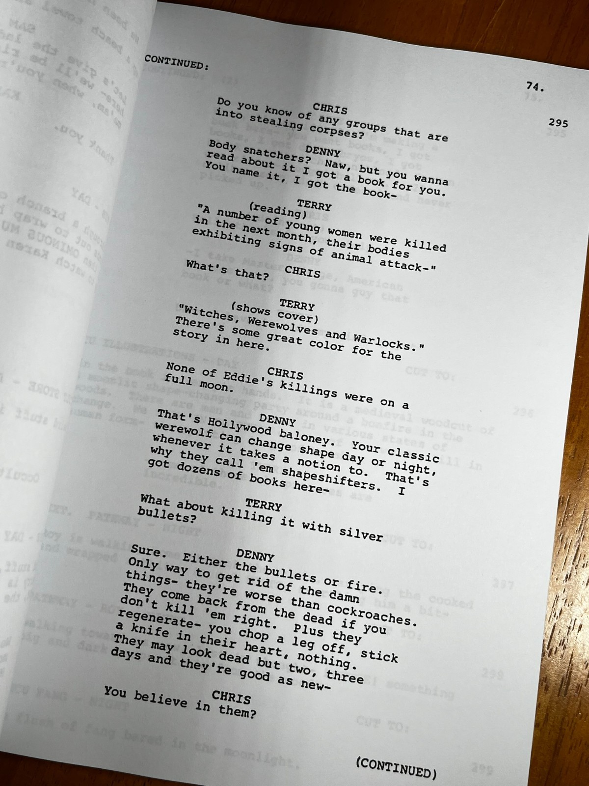 The Howling Script Signed- Autograph Reprints- Werewolf- Horror- Halloween