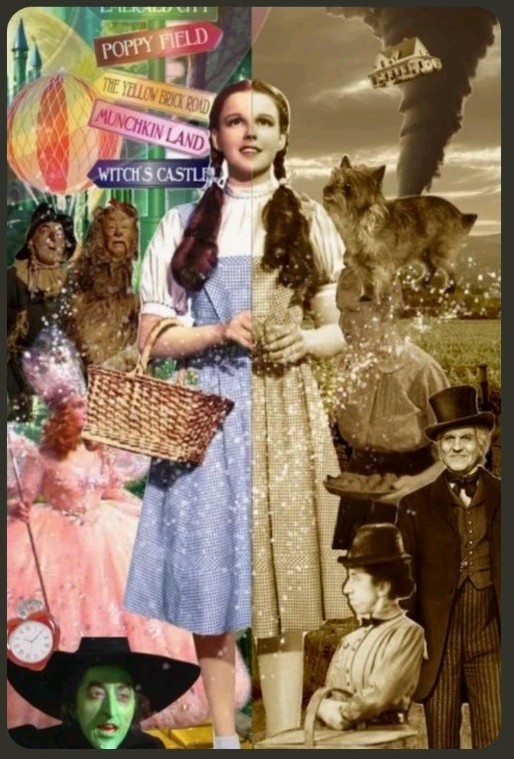 Wizard Of Oz Cast Black And White 4×6 Photo Print Dorothy Gale Movie 5a
